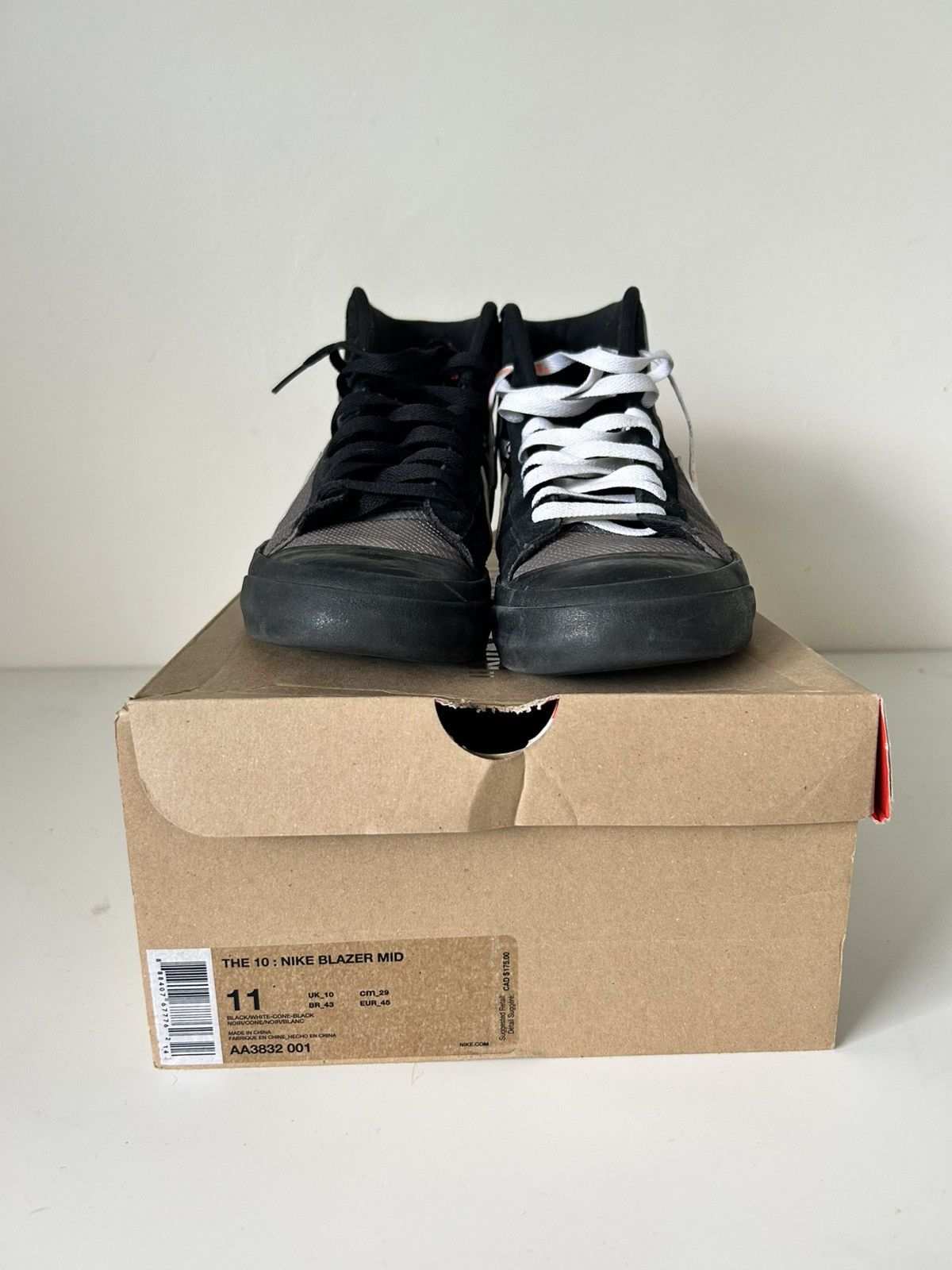 Nike × Off-White Nike Off-White Blazer Mid Off-White Grim Reaper Size 11 Size US 11 / EU 44 - 1 Thumbnail
