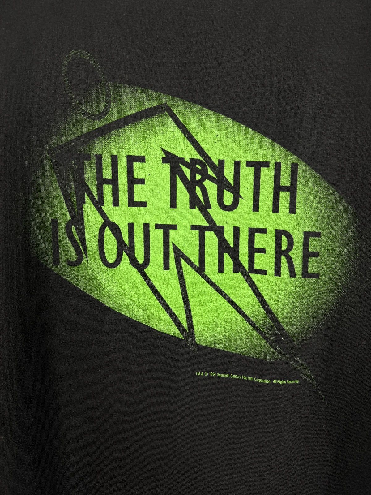 Vintage 1994 The X-Files The Truth Is Out There Single Stitch Tee Size US XL / EU 56 / 4 - 14 Thumbnail