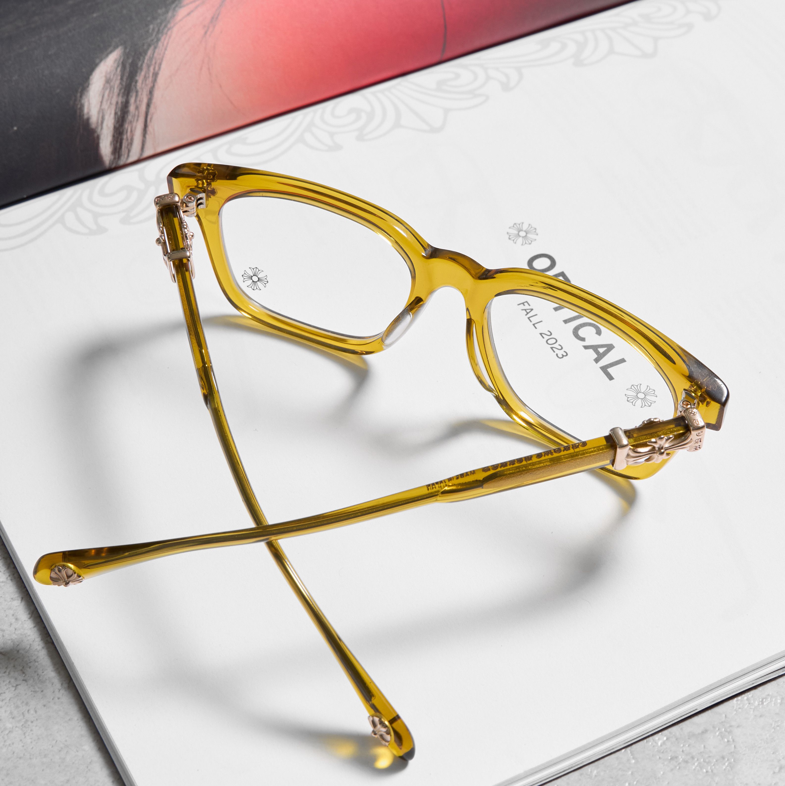 Chrome Hearts Chrome Hearts Cox Ucker Glasses Size ONE SIZE - 8 Thumbnail