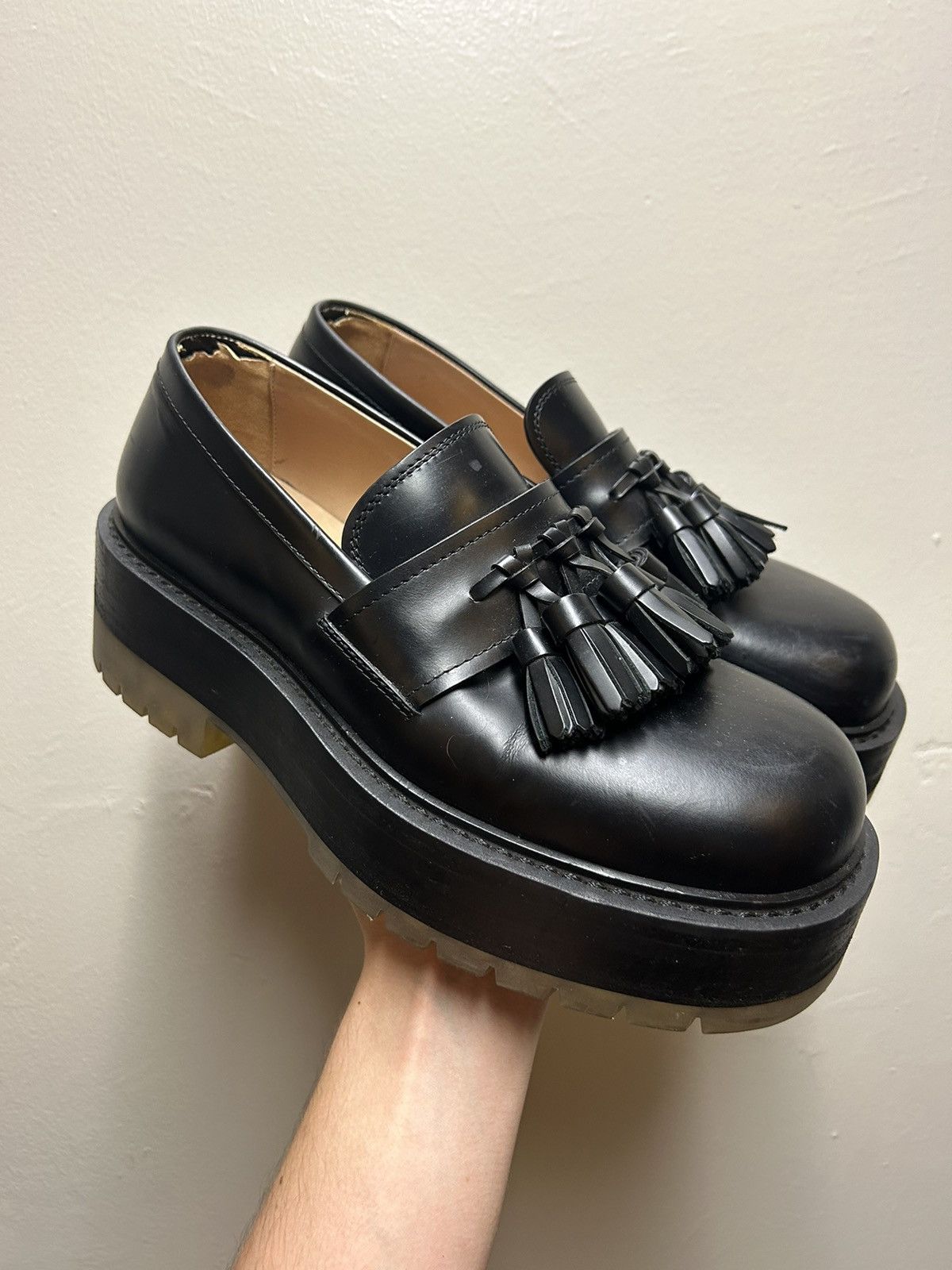 Altavilla Brushed Leather Loafers main image 0