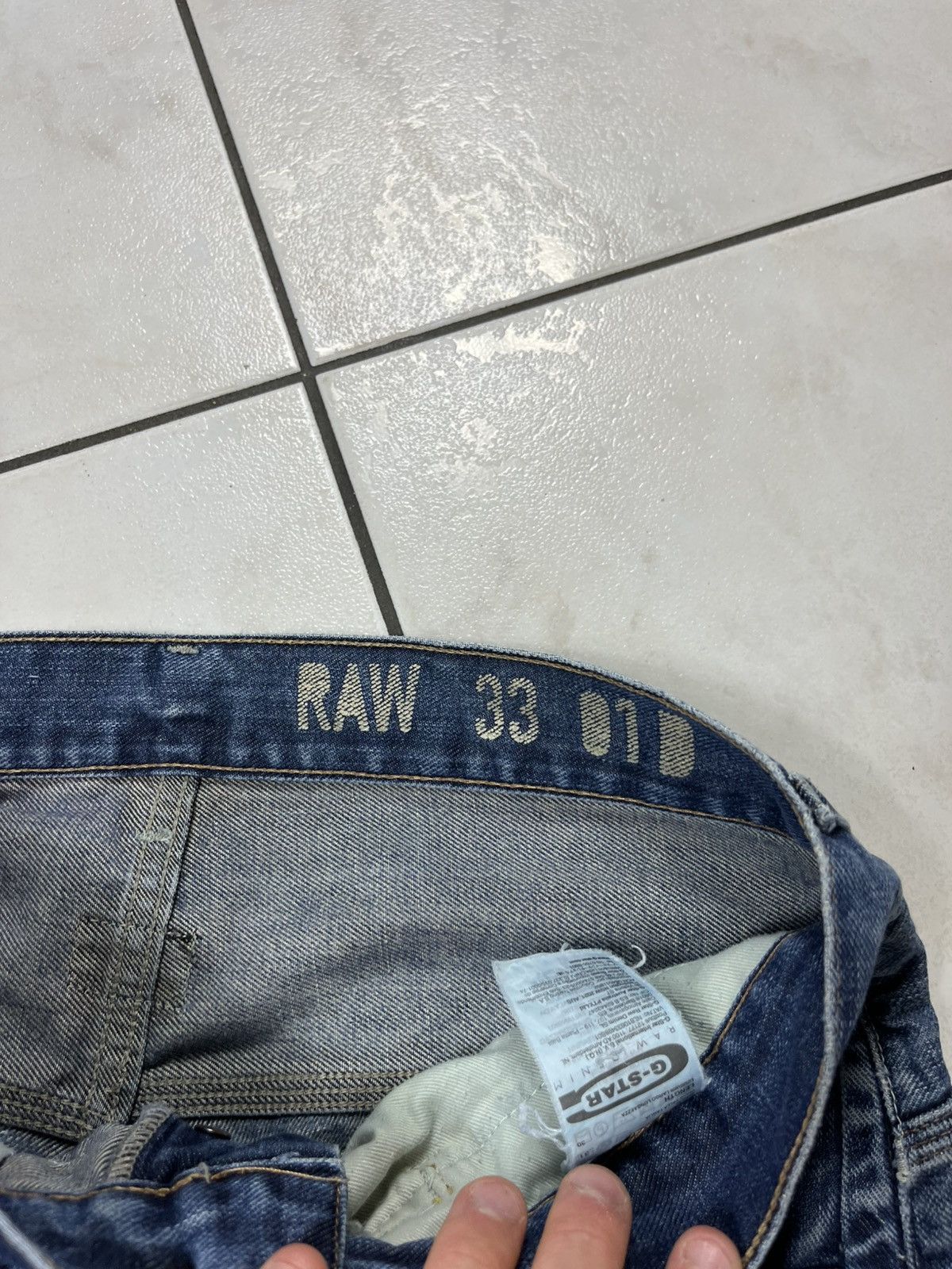 G-Star × If Six Was Nine × Le Grande Bleu (L.G.B.) Vintage G-Star Raw distressed y2k denim jeans rotor straight Size US 31 - 19 Thumbnail