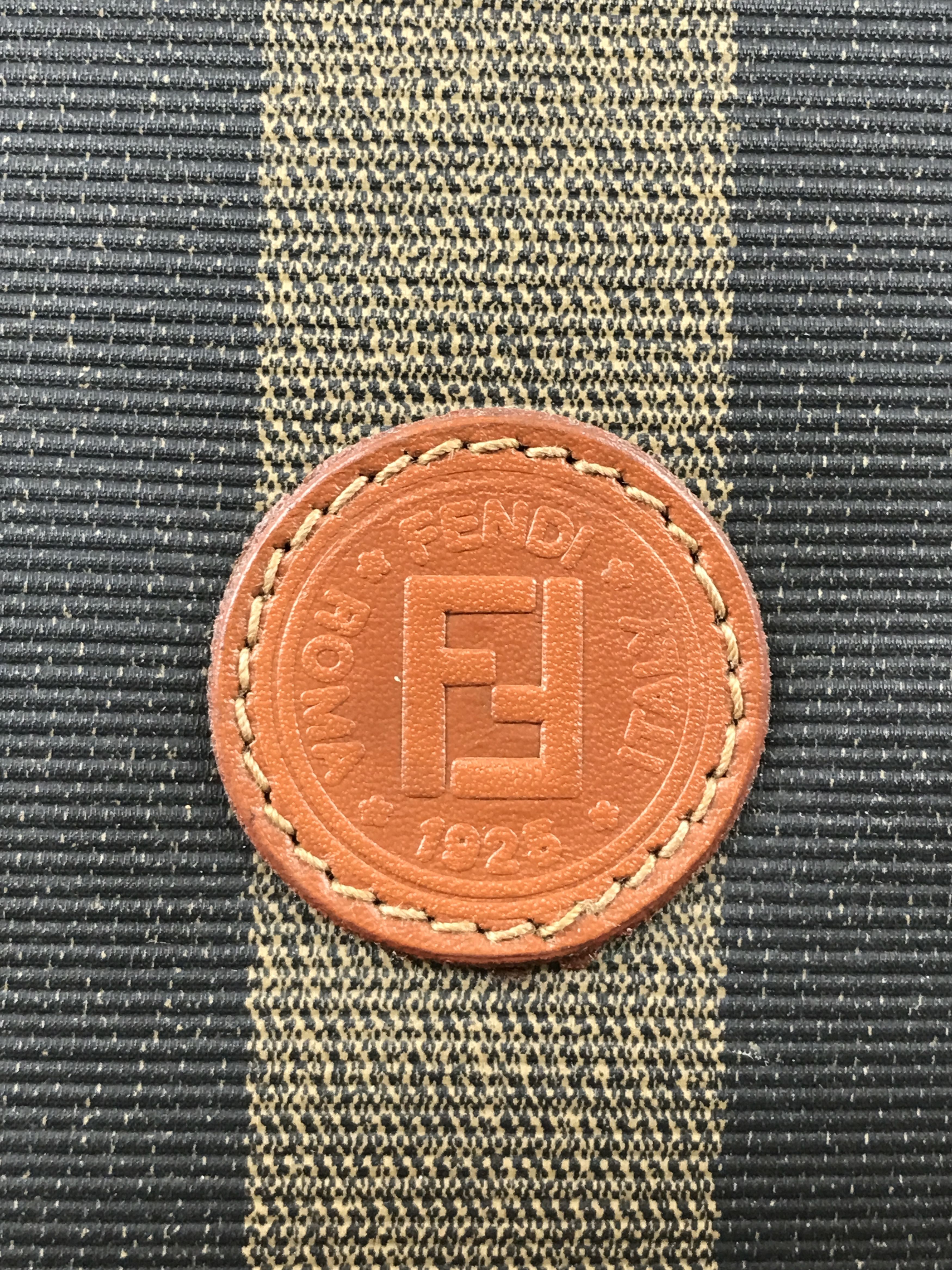 Fendi × Vintage Vintage Fendi Pequin Stripe Boston Bag Size ONE SIZE - 9 Thumbnail