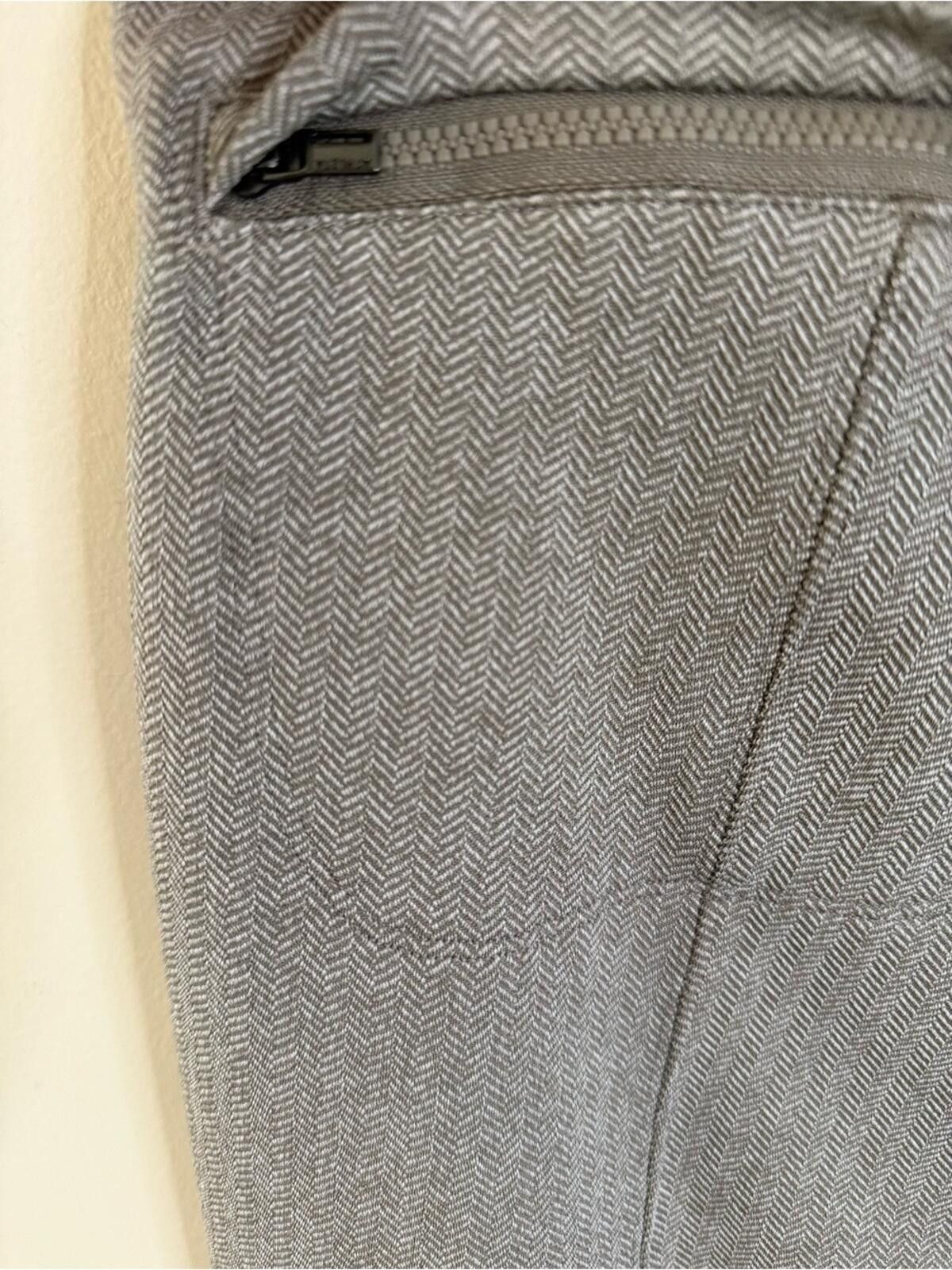 Other Athleta Delancey Herringbone Tight Legging gray/tan white LG Size 26" / US 2 / IT 38 - 3 Thumbnail