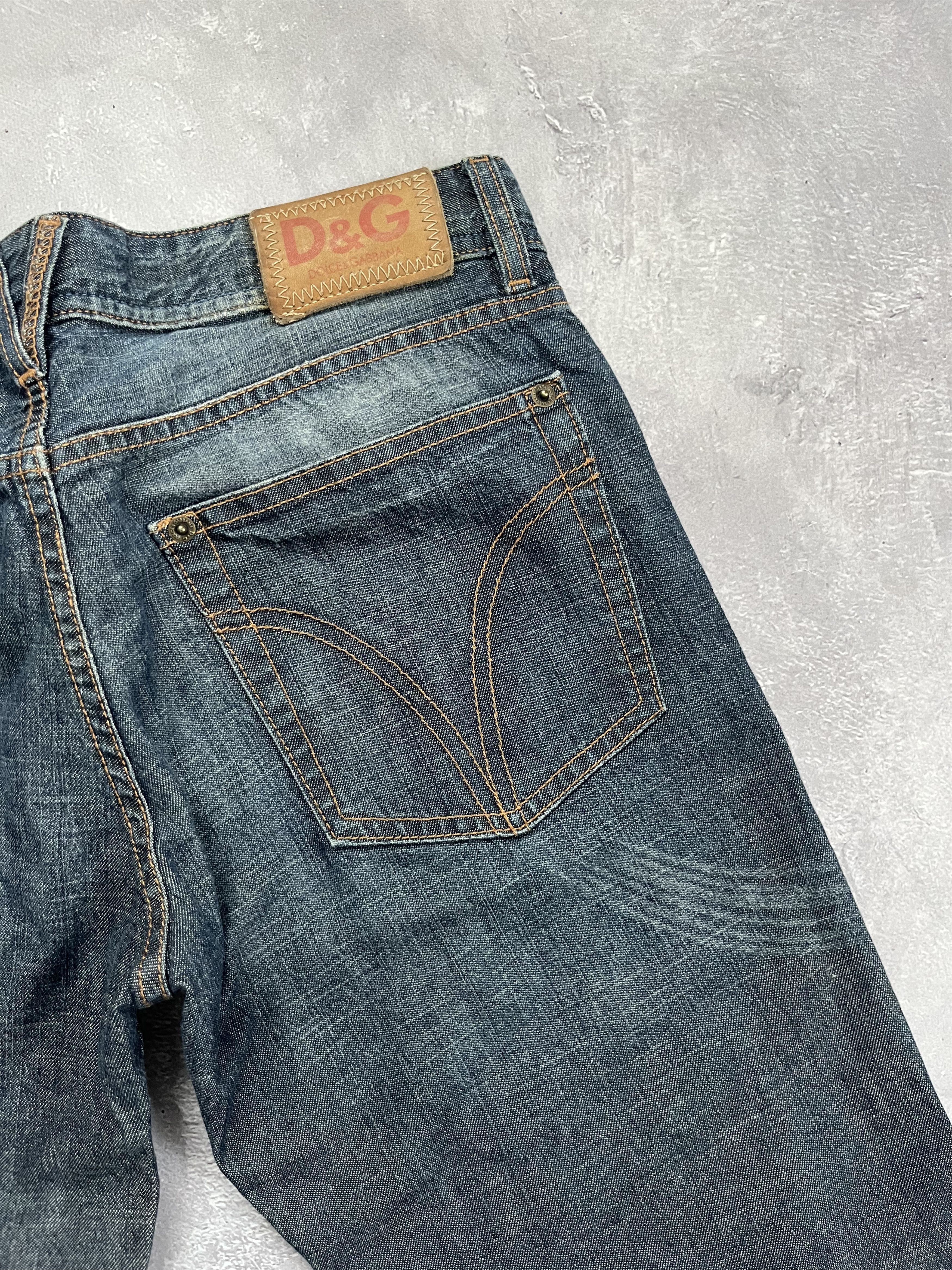 Dolce & Gabbana DOLCE & GABBANA Mens Power Straight Jeans Low Rise Size US 31 - 4 Thumbnail