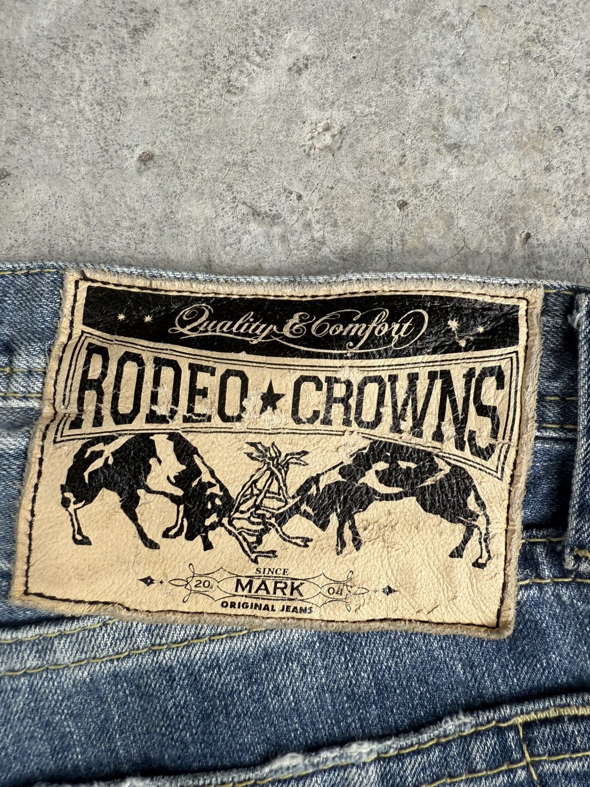 If Six Was Nine Japanese Rodeo Crowns Flared Jeans Distressed Size US 32 / EU 48 - 18 Thumbnail