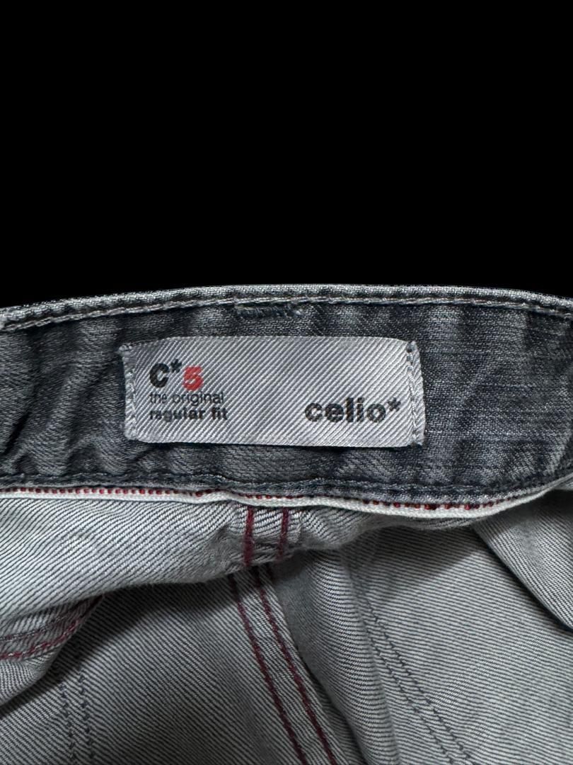 Japanese Brand 90s Style Celio 🇯🇵 Regular Fit Sick Faded Distress Ripped Size US 30 / EU 46 - 11 Thumbnail