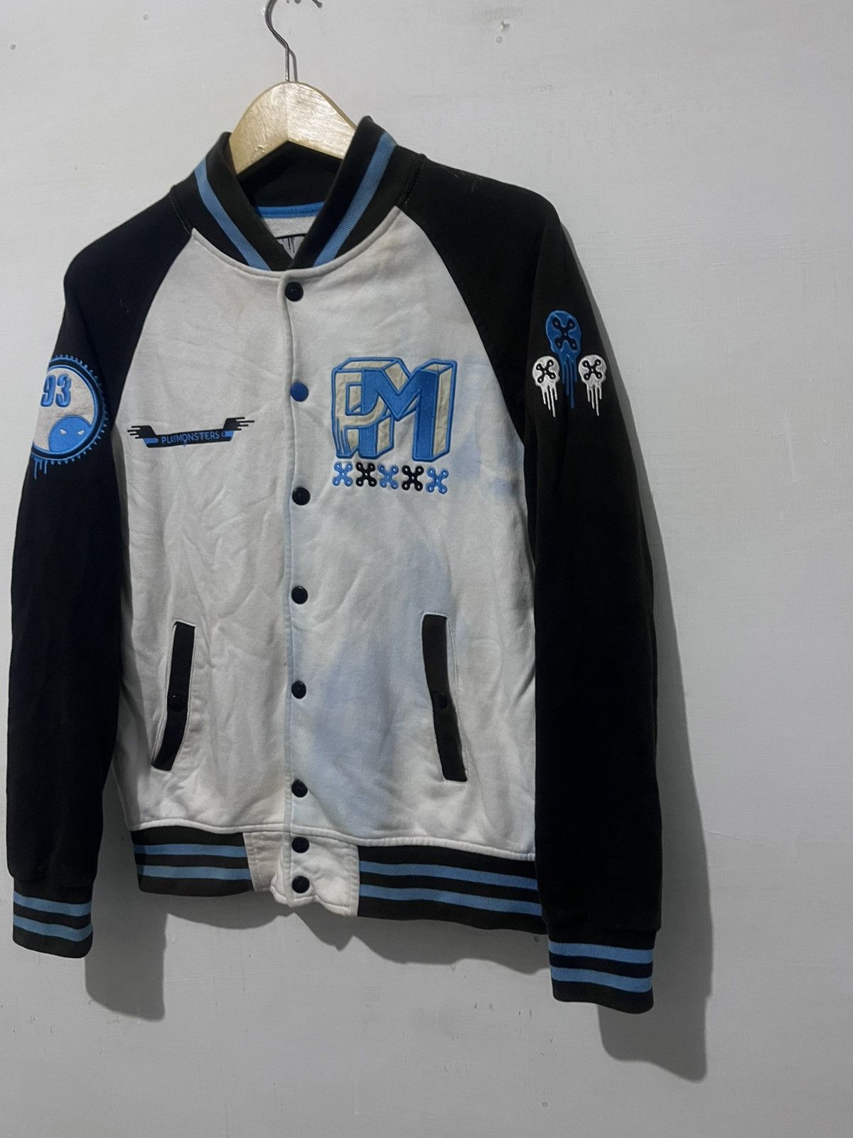 Japanese Brand Incredibly Playmonsters Varsity Jacket Streetwear Graphic Size US M / EU 48-50 / 2 - 5 Thumbnail