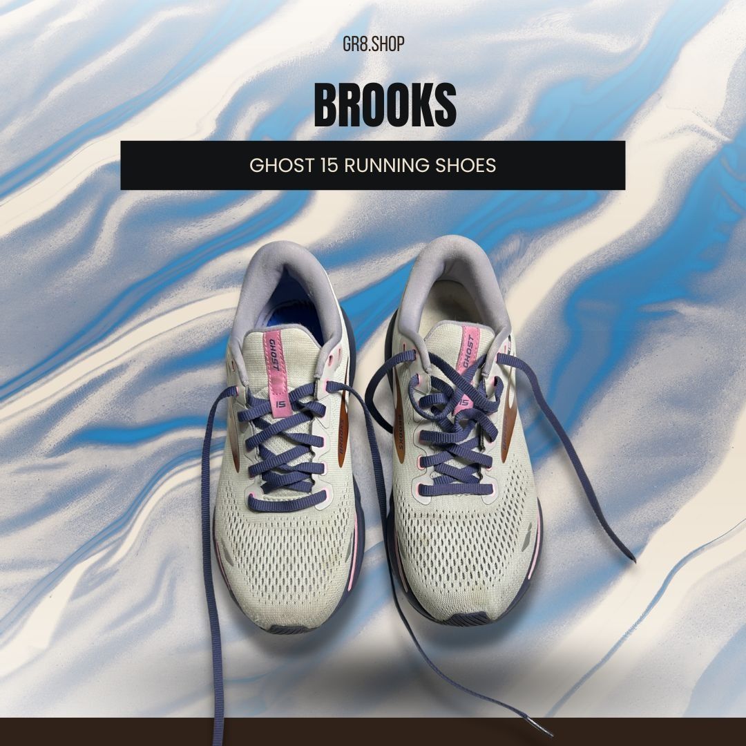 Brooks Brooks Ghost 15 Running Shoes Womens Size 8 White Gold Runni Size US 8 / IT 38 - 1 Thumbnail