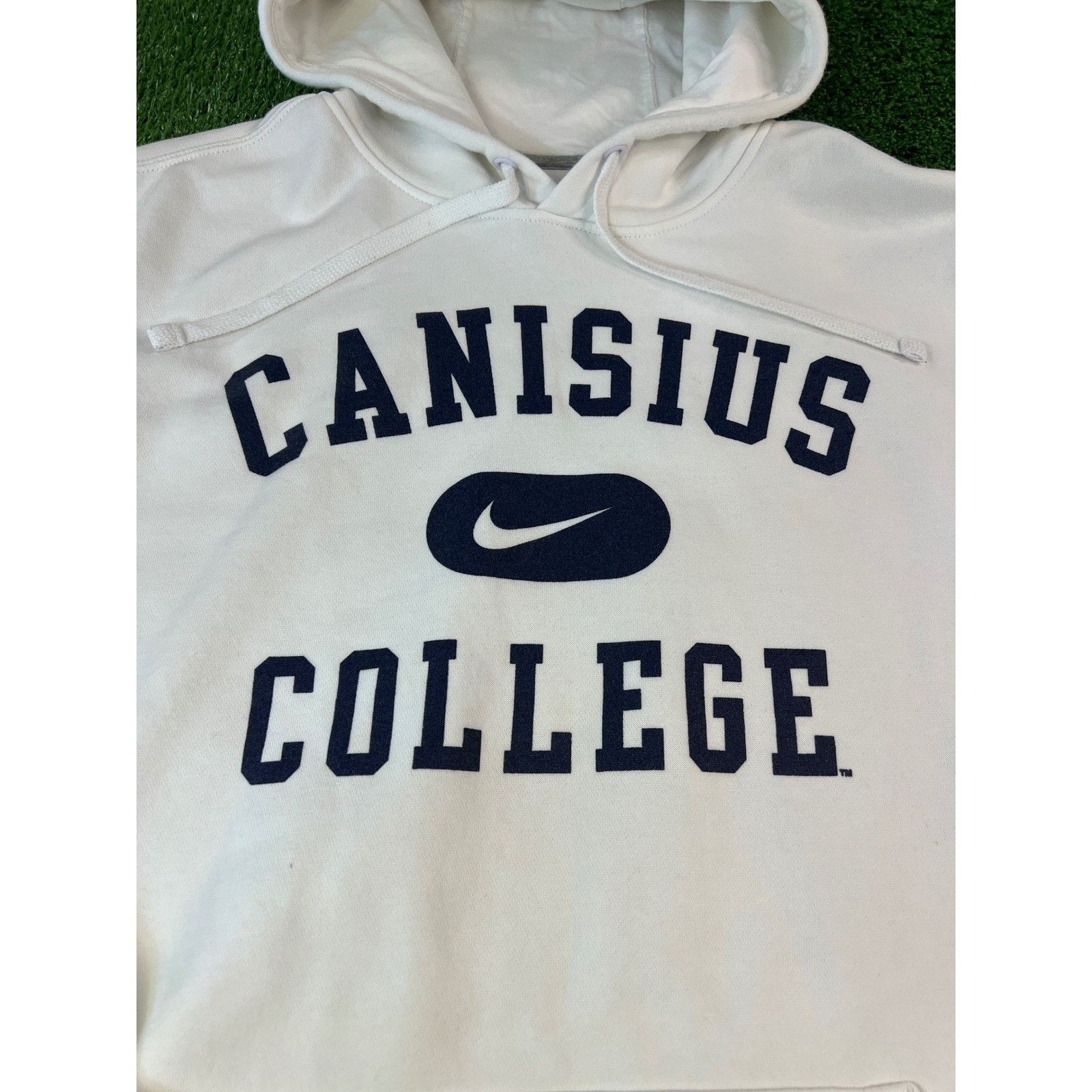 Nike Nike Canisius College Hoodie White Navy Mens Large Size US L / EU 52-54 / 3 - 3 Thumbnail