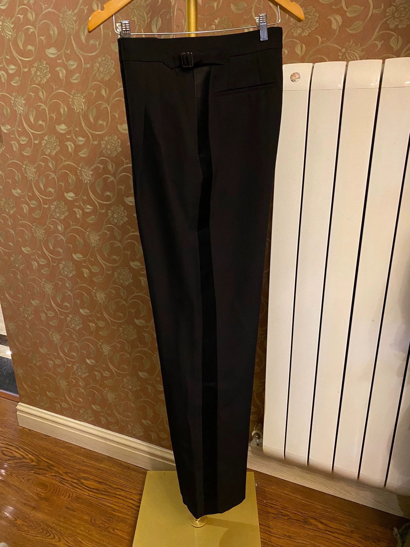 Burberry Burberry Black Wool Evening Trousers 48 Size US 32 / EU 48 - 2 Thumbnail