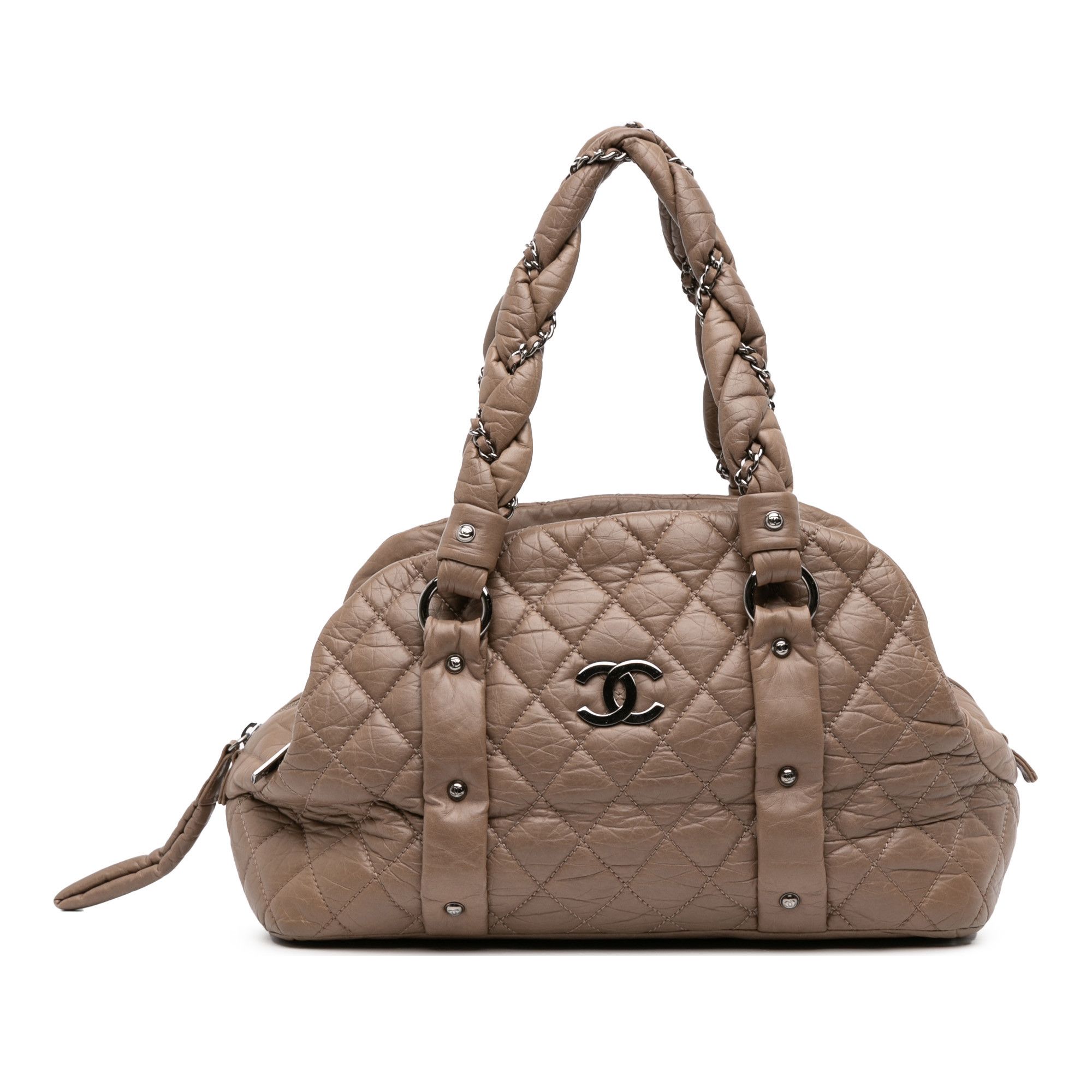 Chanel Chanel Distressed Lambskin Lady Braid Bowler Bag Size ONE SIZE - 1 Thumbnail
