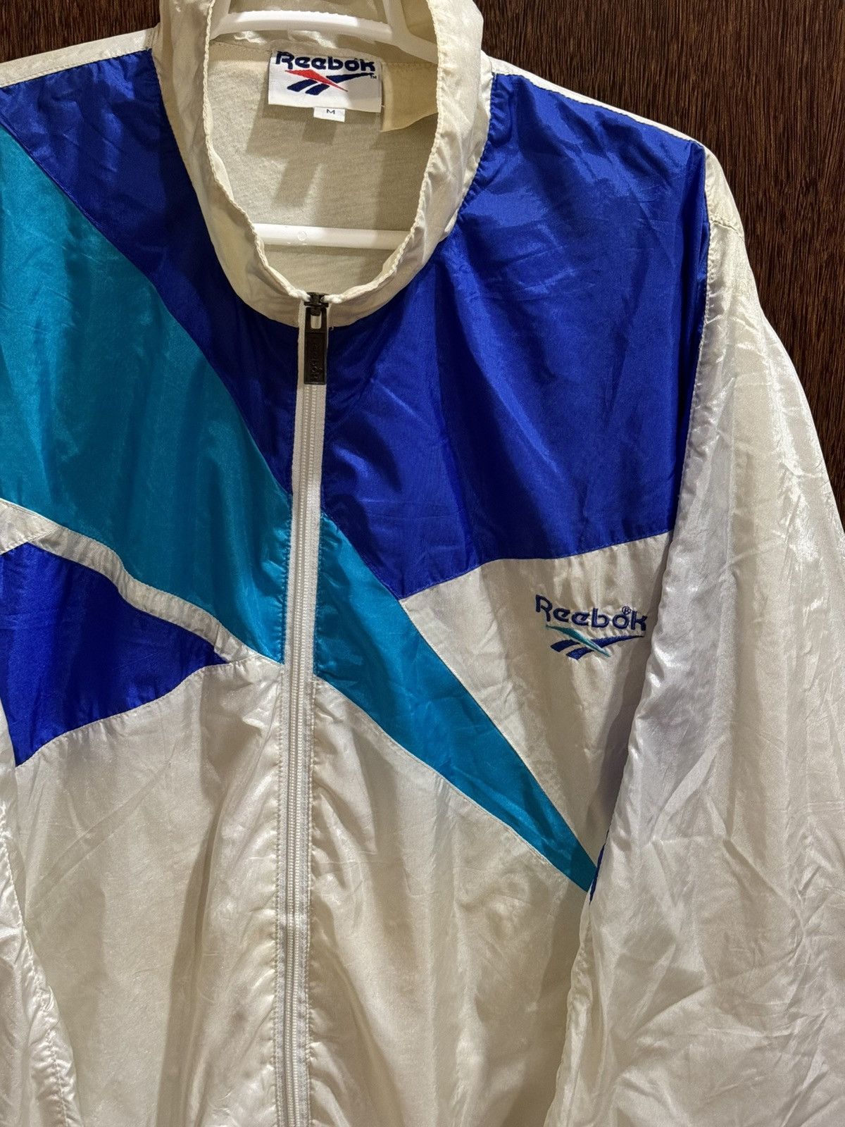 Reebok Reebok Vintage Windbreaker Jacket – Rare Retro 90s Size US M / EU 48-50 / 2 - 3 Thumbnail