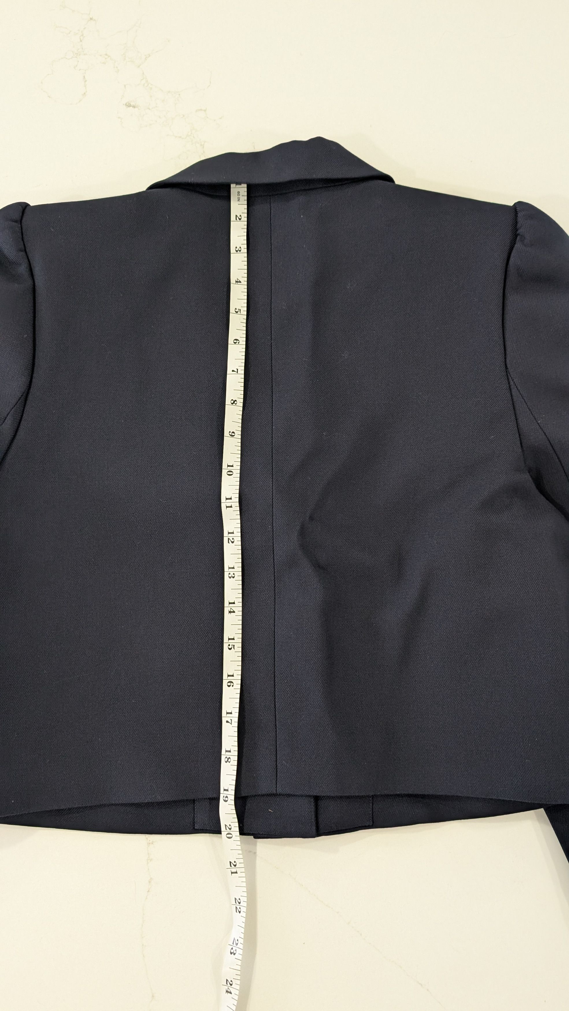 Shushu/Tong SHUSHU/TONG Cropped Puff Sleeve Blazer Size L Size L / US 10 / IT 46 - 10 Thumbnail