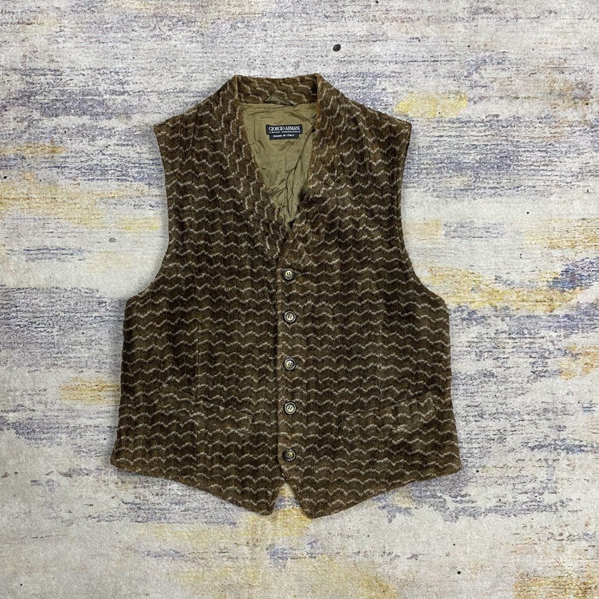 Giorgio Armani Vintage 90s Giorgio armani vest Size US M / EU 48-50 / 2 - 1 Thumbnail