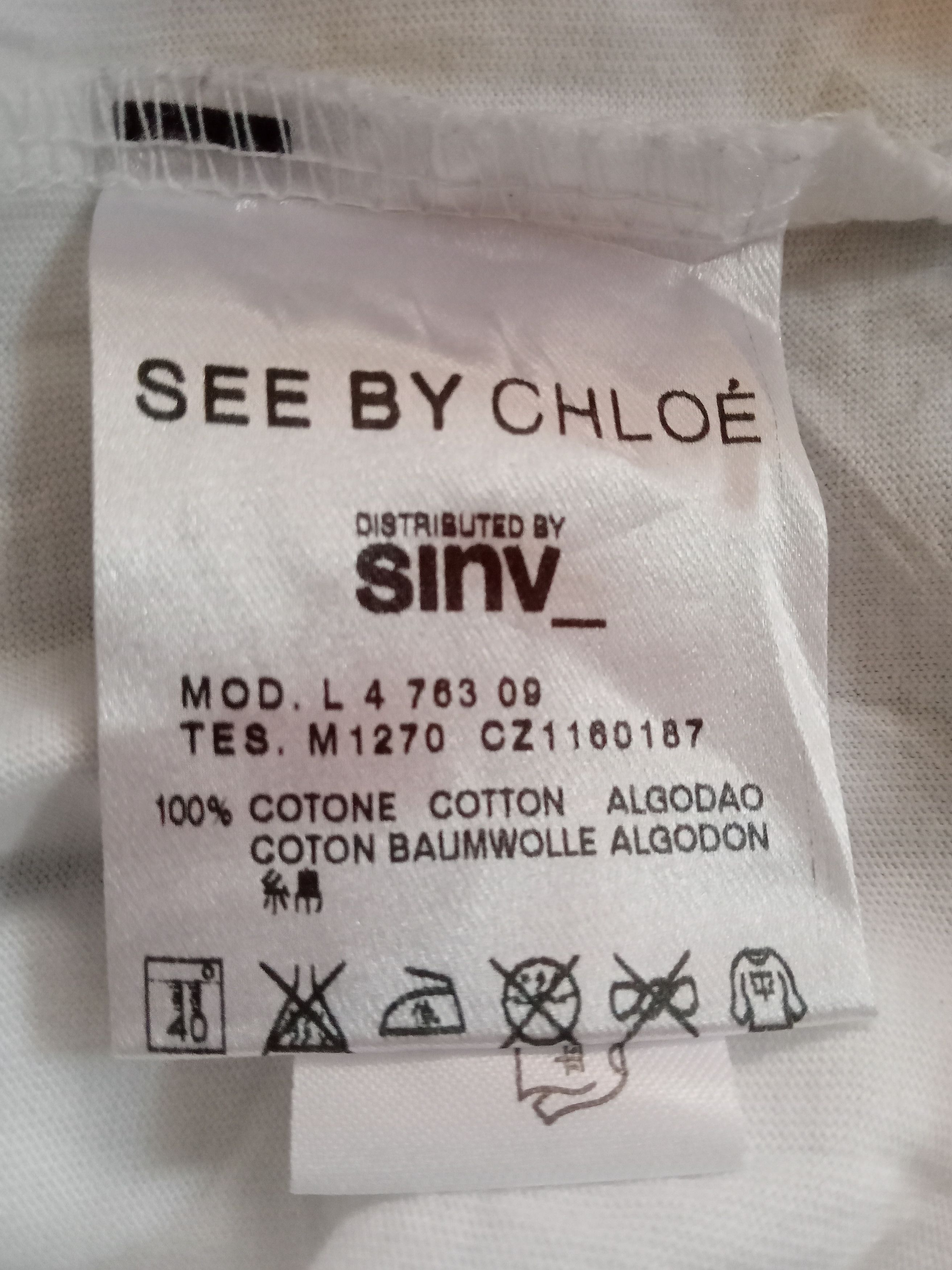 See by Chloe See by Chloe One Can Three Can T Shirt Size S / US 4 / IT 40 - 5 Thumbnail