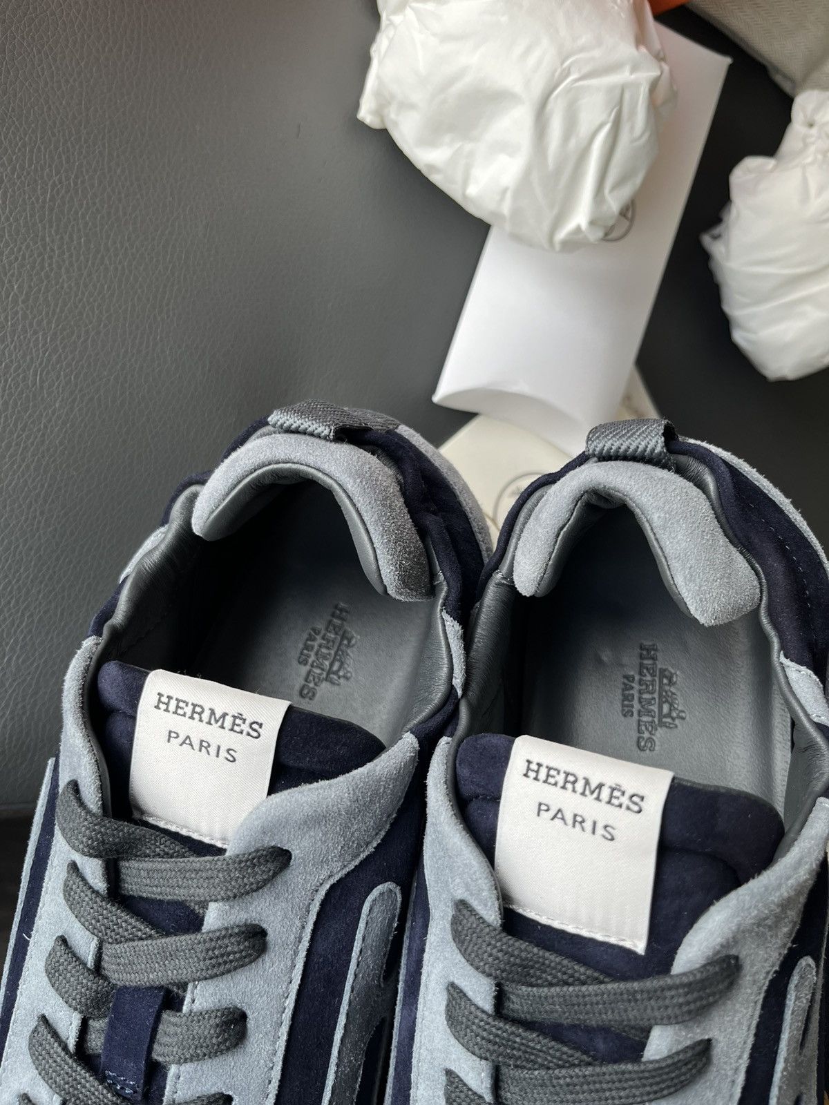 Hermes Runway Hermes Jet Sneaker Brand New Full Set Size US 10.5 / EU 43-44 - 17 Thumbnail