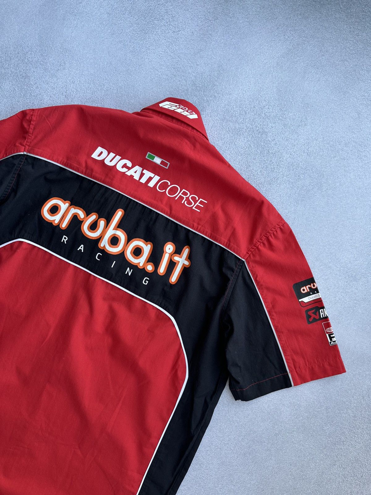 Ducati × Vintage Vintage Ducati Corse Short Sleeve Racing Buttons Shirt Size US L / EU 52-54 / 3 - 13 Thumbnail