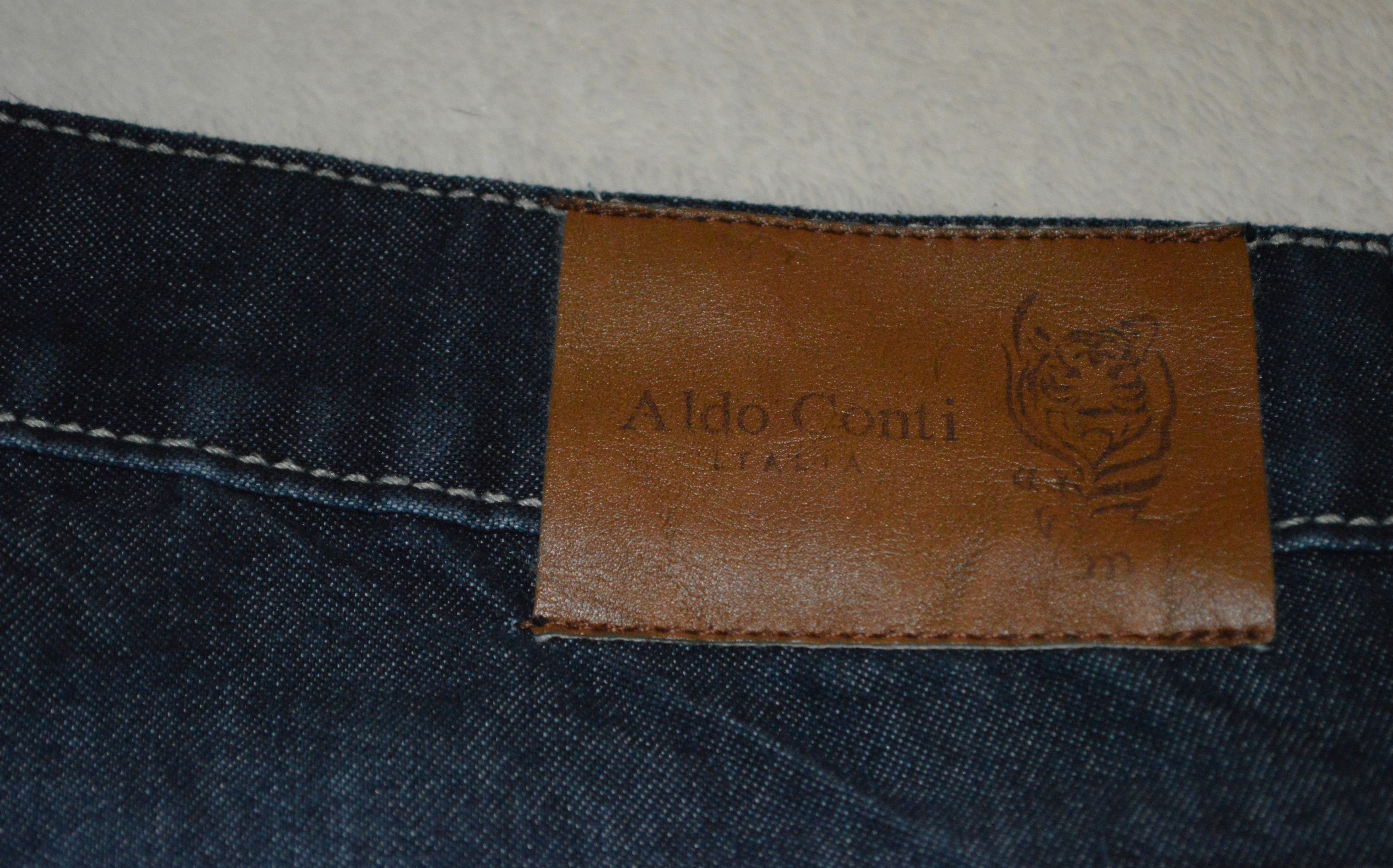 Other Aldo Conti Italia Soft Indigo Denim Jeans Size 36 Size US 36 / EU 52 - 10 Thumbnail