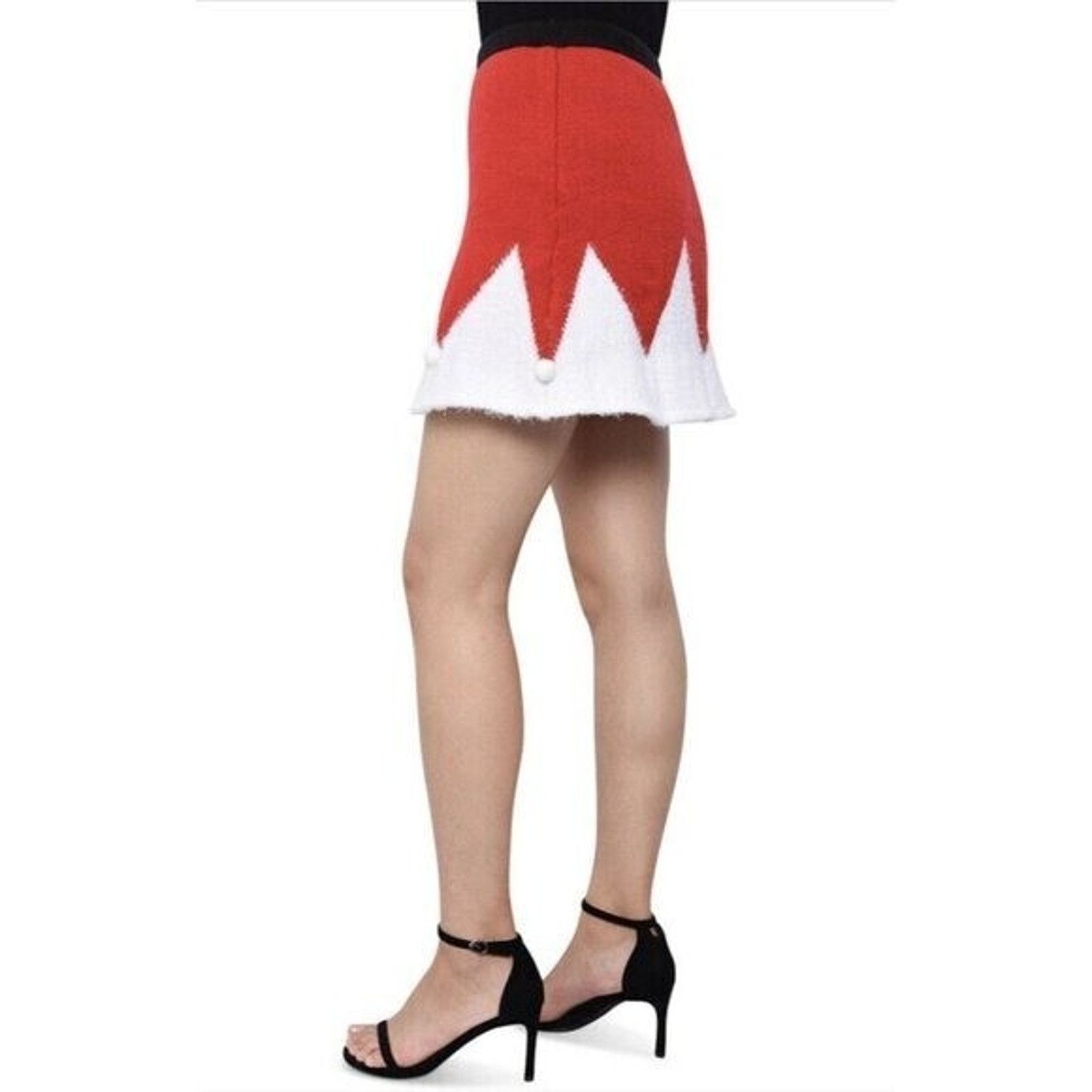 & Other Stories Planet Gold Holiday Christmas skirt junior size XL A000372 Size 22" - 3 Thumbnail