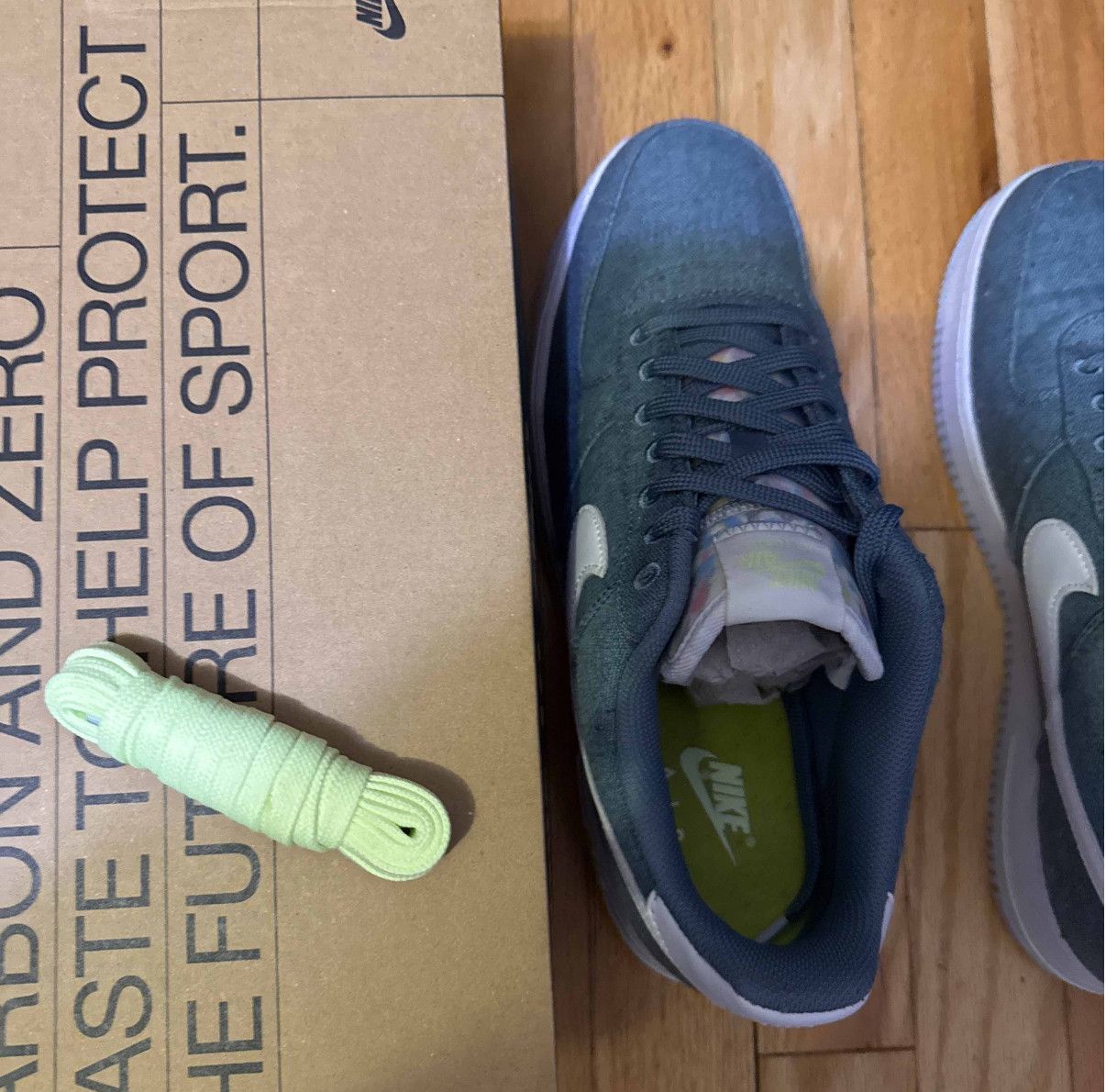 Nike nike air force 1 reycycled canvas pack 0zone blue Size US 10 / EU 43 - 8 Thumbnail