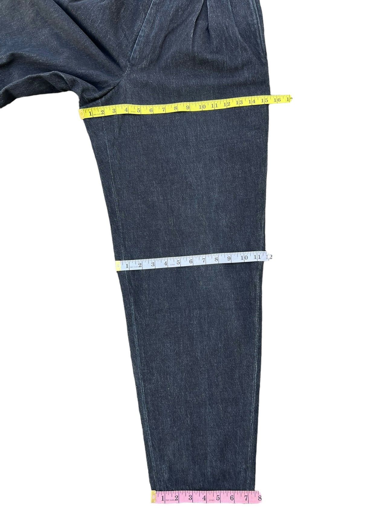Yohji Yamamoto Vintage Yohji Yamamoto L.Q. Y's for Men Baggy Denim Trouser Size US 30 / EU 46 - 4 Thumbnail