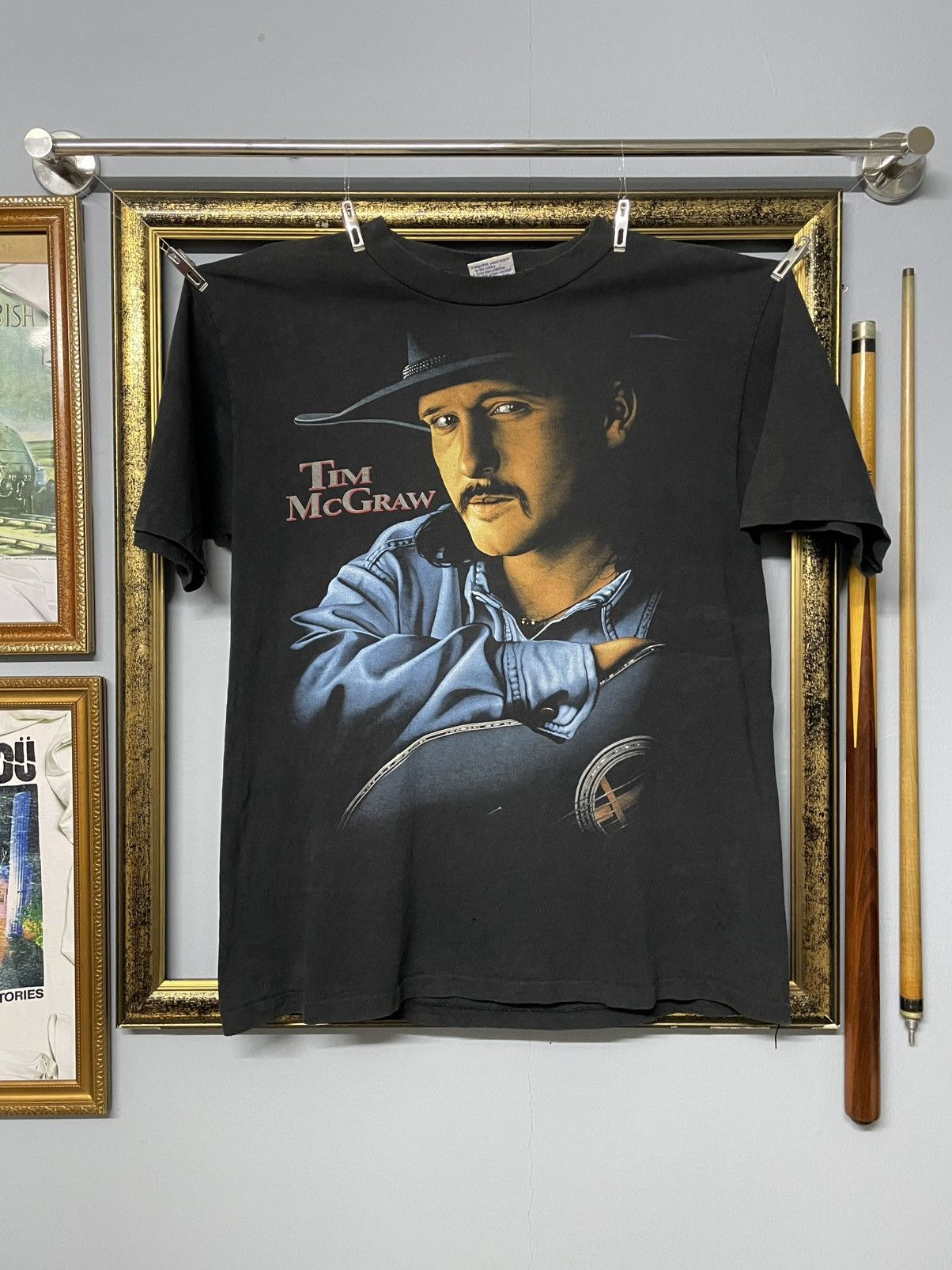 Vintage Vintage 90s Single Stitch Tim Mcgraw Dont Take The girl Tee Size US L / EU 52-54 / 3 - 1 Thumbnail