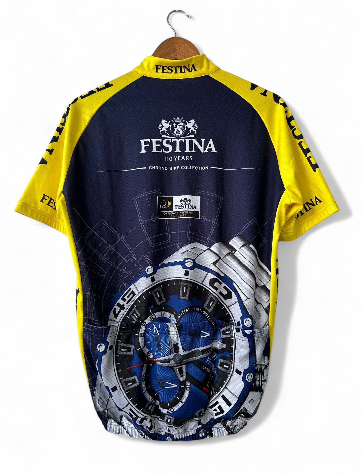 Other Tour de France Festina Watches Cycling Shirt Jersey Size M Size US M / EU 48-50 / 2 - 2 Thumbnail
