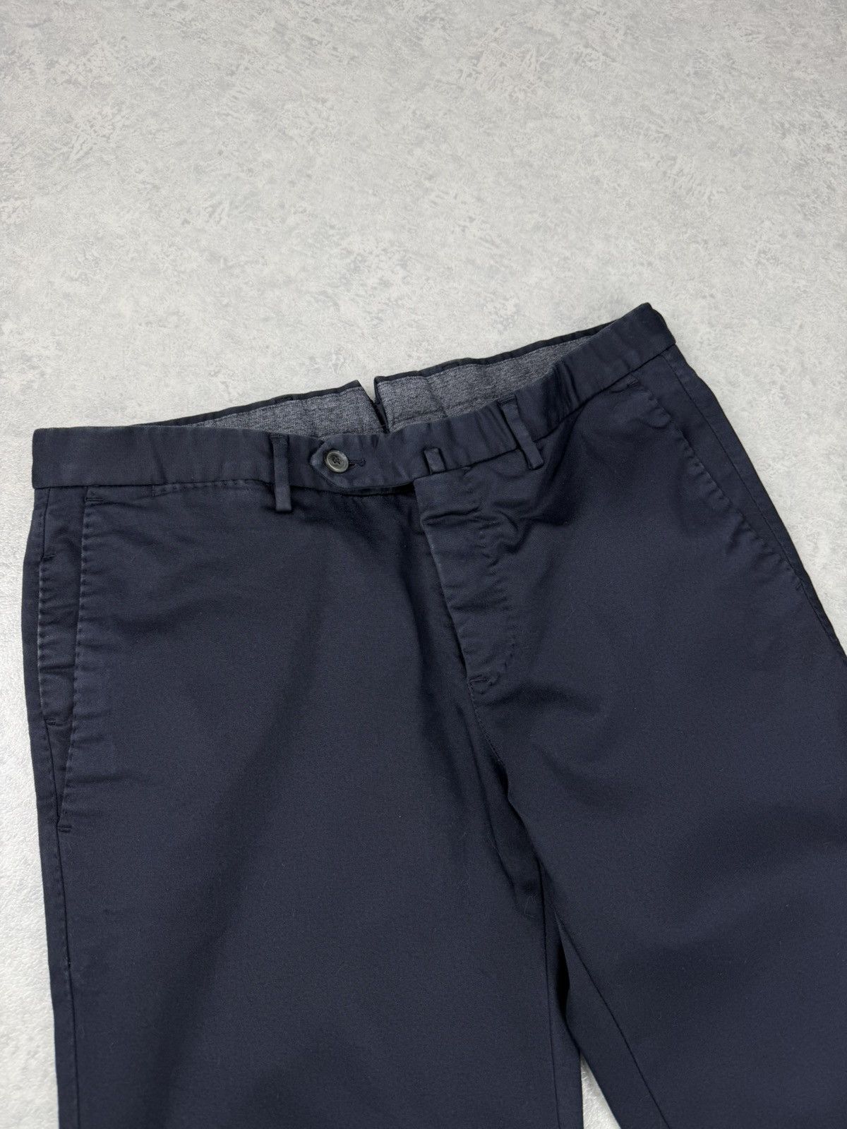PT Torino PT Torino Superslim Fit Stretch Chino Pants Navy Blue 46 Size US 31 - 7 Thumbnail