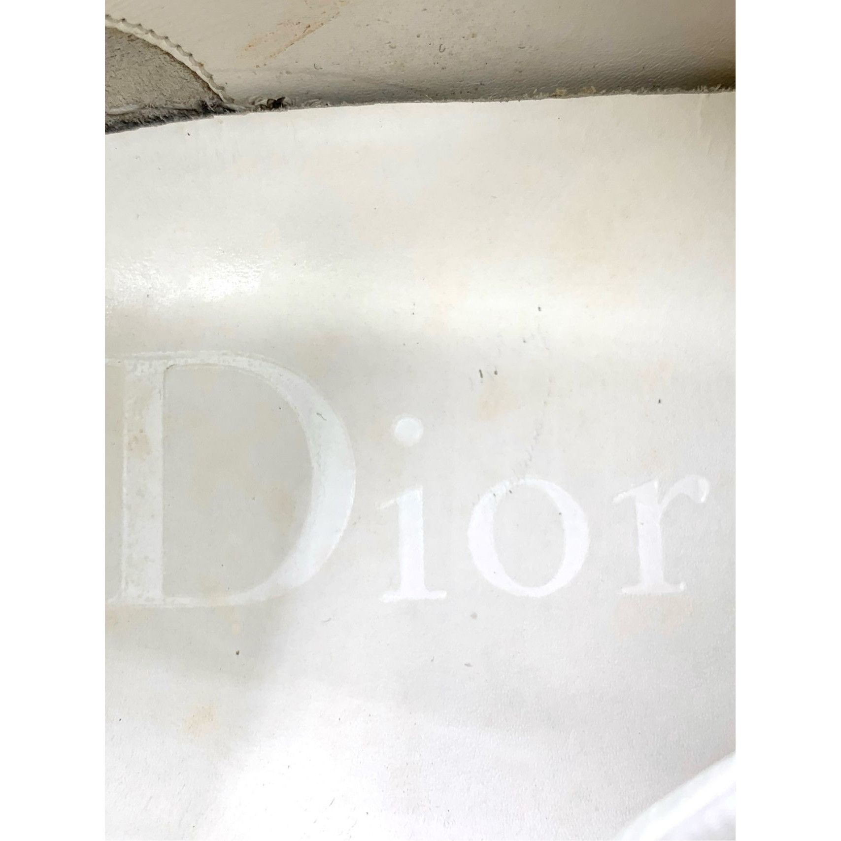 Dior Christian Dior Mens White & Black Leather Sneakers Size US 9.5 / EU 42-43 - 7 Thumbnail
