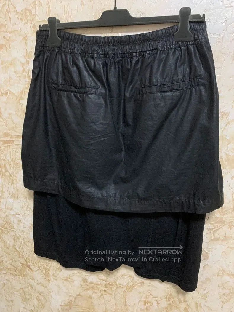 Rick Owens Rick Owens Leather Shorts with Layered Design. Size US 34 / EU 50 - 5 Thumbnail