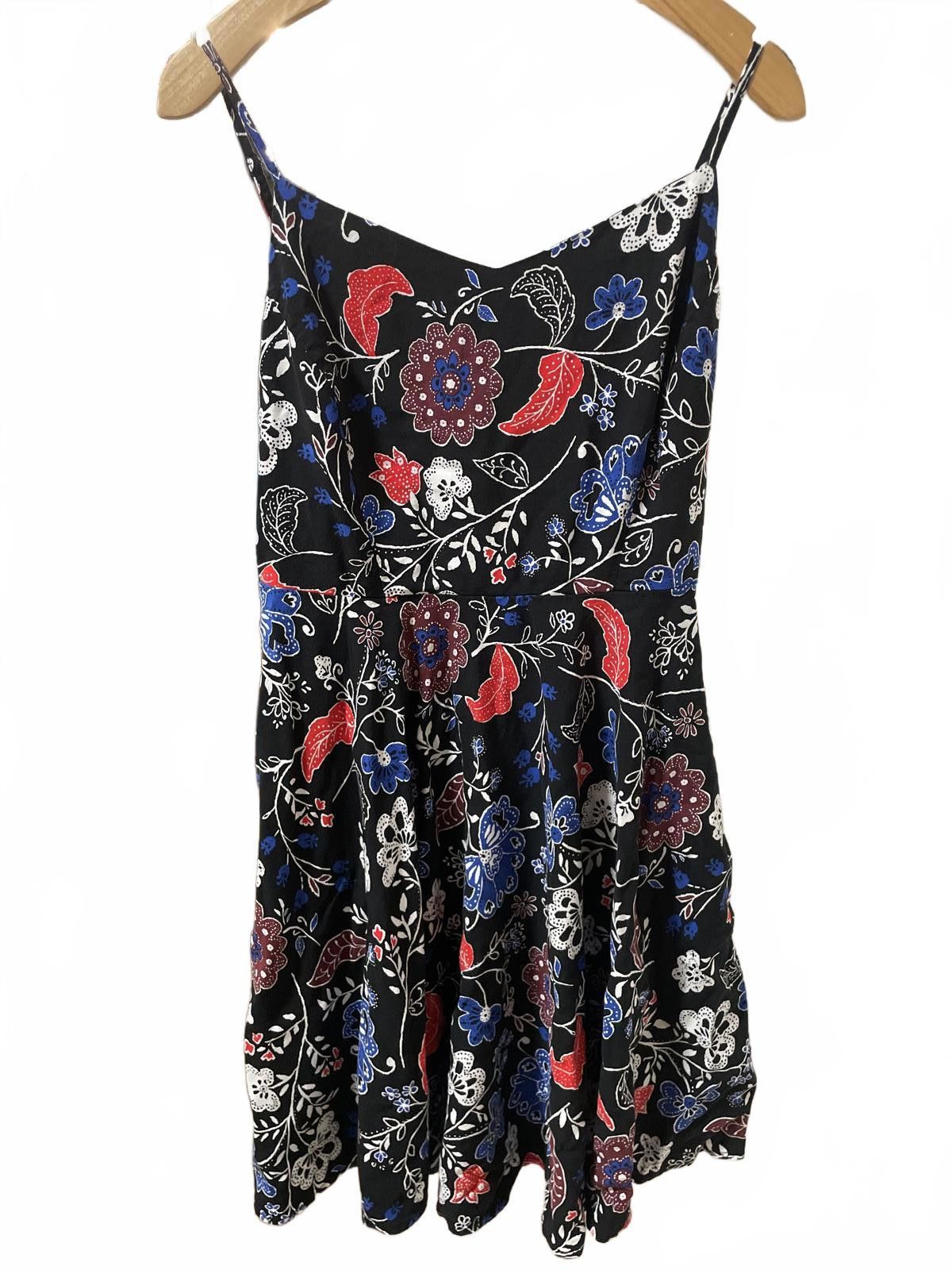 Unknown London Old Navy Summer Dress Women's Large Black Babydoll Floral Size ONE SIZE - 1 Thumbnail