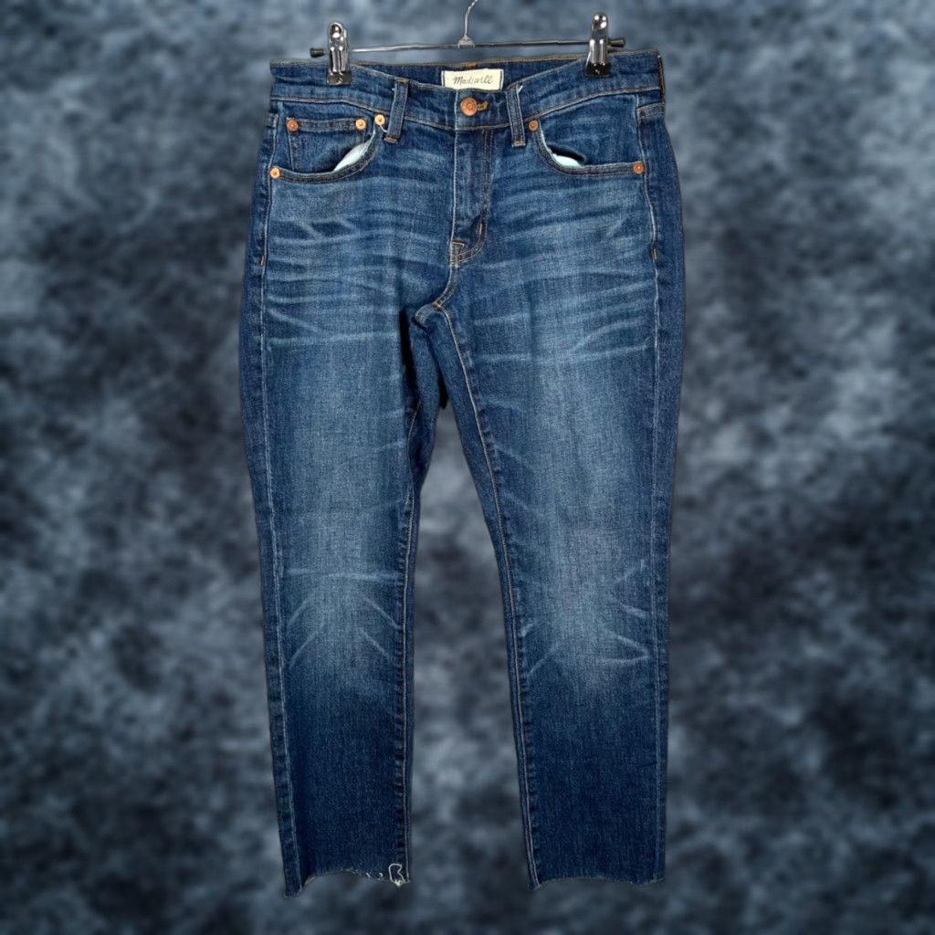 Madewell Madewell Jeans Slim Boyfriend 24 Regular Blue Womens Vintage Size 42" / US 20 - 1 Thumbnail