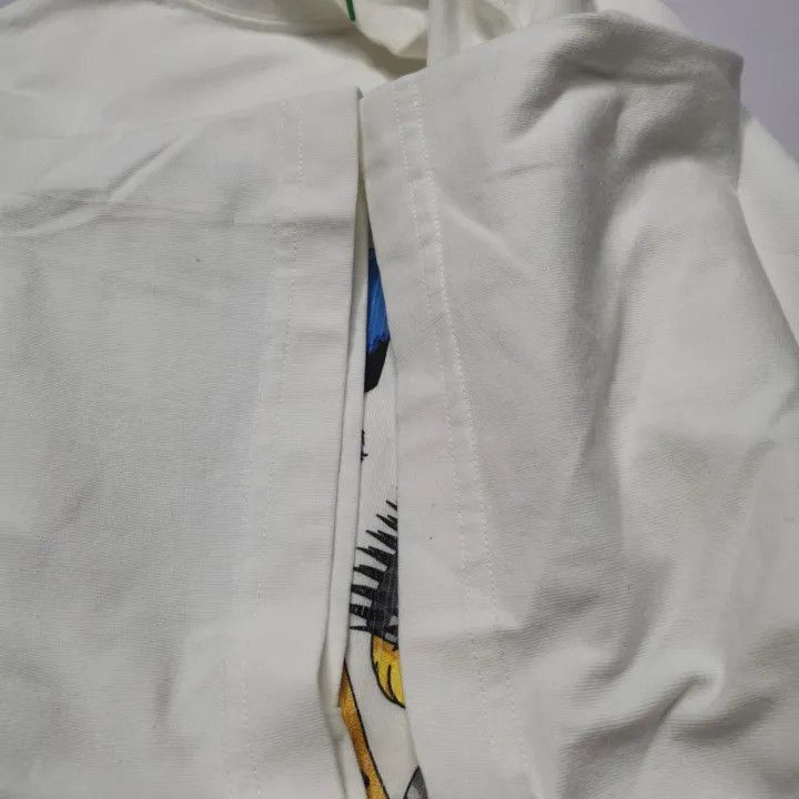 Balenciaga Balenciaga Balenciaga FW21 White Printed Short Sleeve TShi Size US M / EU 48-50 / 2 - 8 Thumbnail