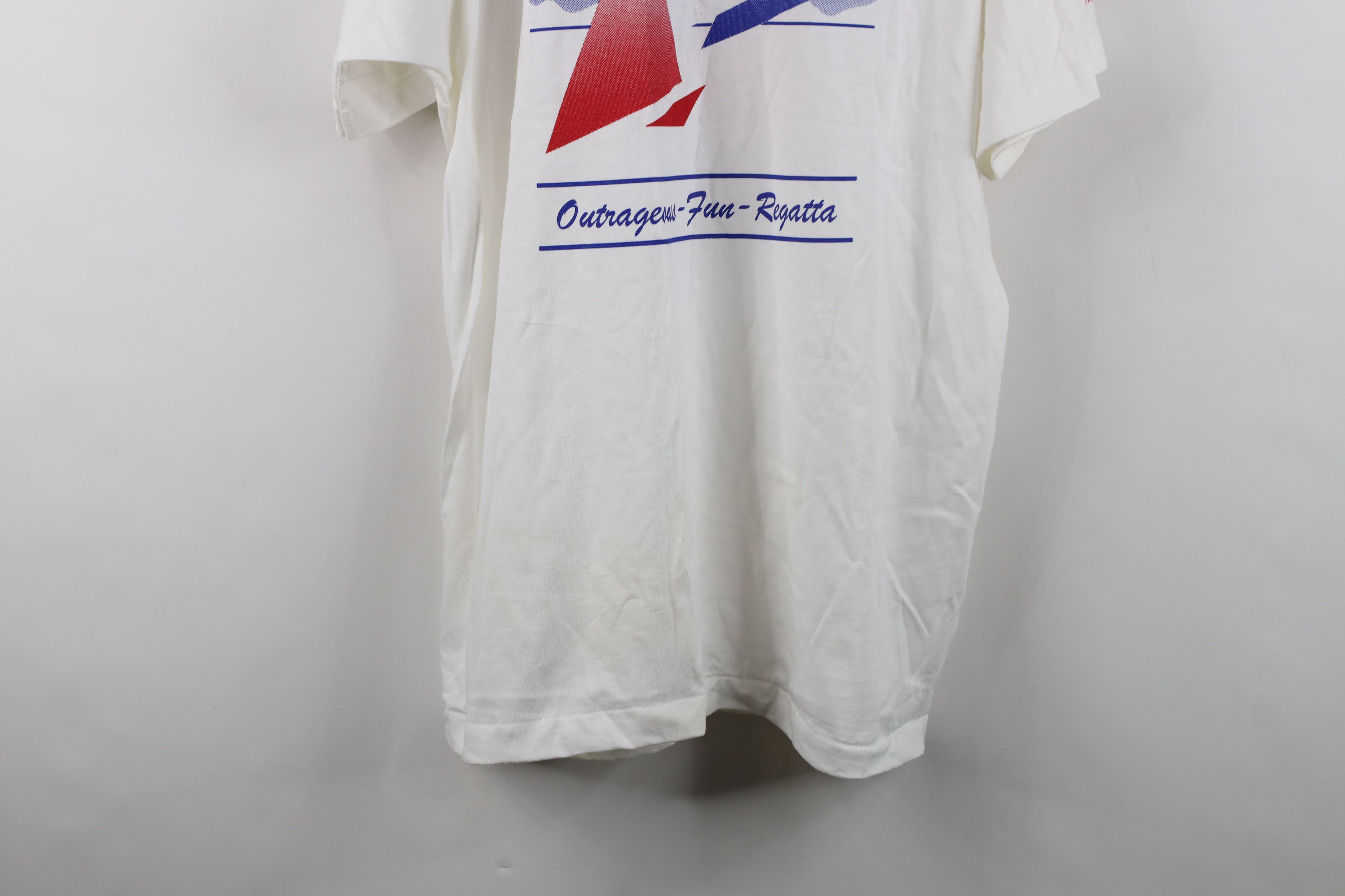 Vintage Vintage 90s 1996 Sclerosis MS Regatta Boat T-Shirt USA Size US XL / EU 56 / 4 - 15 Thumbnail