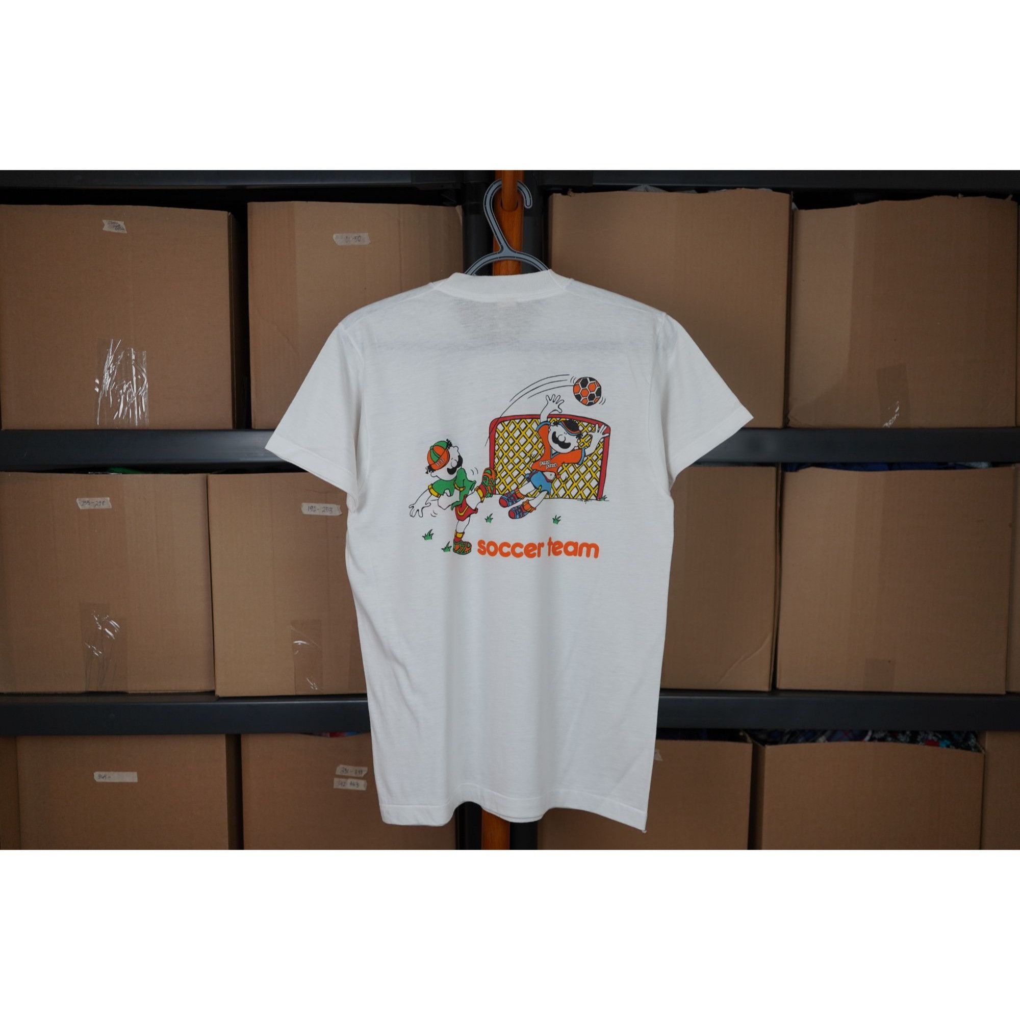 Vintage Vintage Pizza Pizza Screen Stars Tshirt Men's S #437 Size US S / EU 44-46 / 1 - 2 Thumbnail