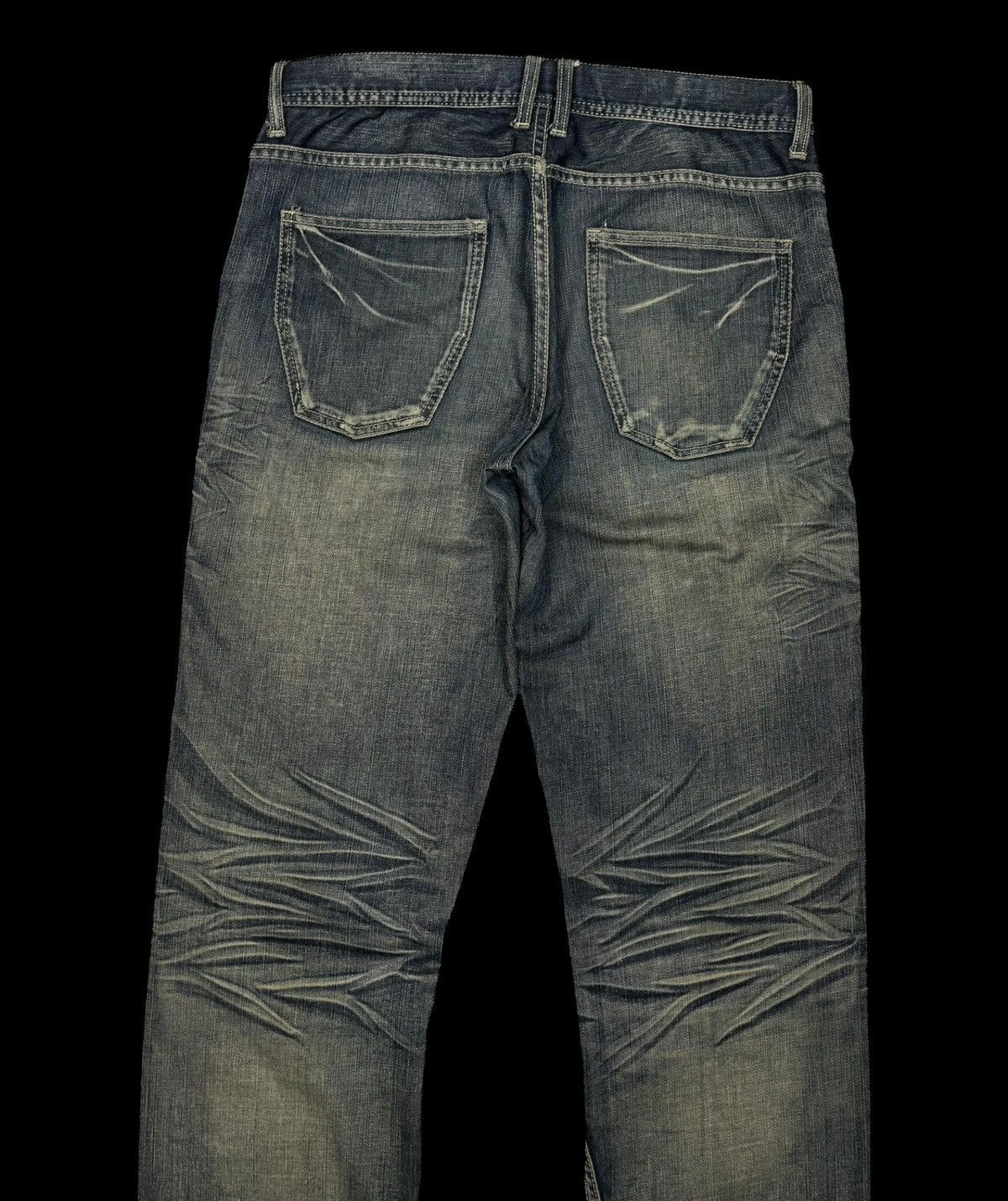 Kapital Flare Jeans Rusty Michel Klein Clawmark Twist Denim Jeans Size US 31 - 4 Thumbnail