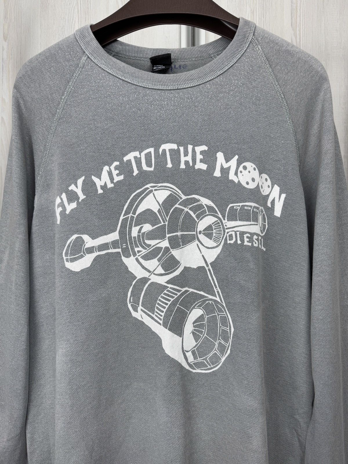 Diesel Diesel vintage ‘Fly me to the moon’ oversized sweatshirt XXL Size US XXL / EU 58 / 5 - 3 Thumbnail