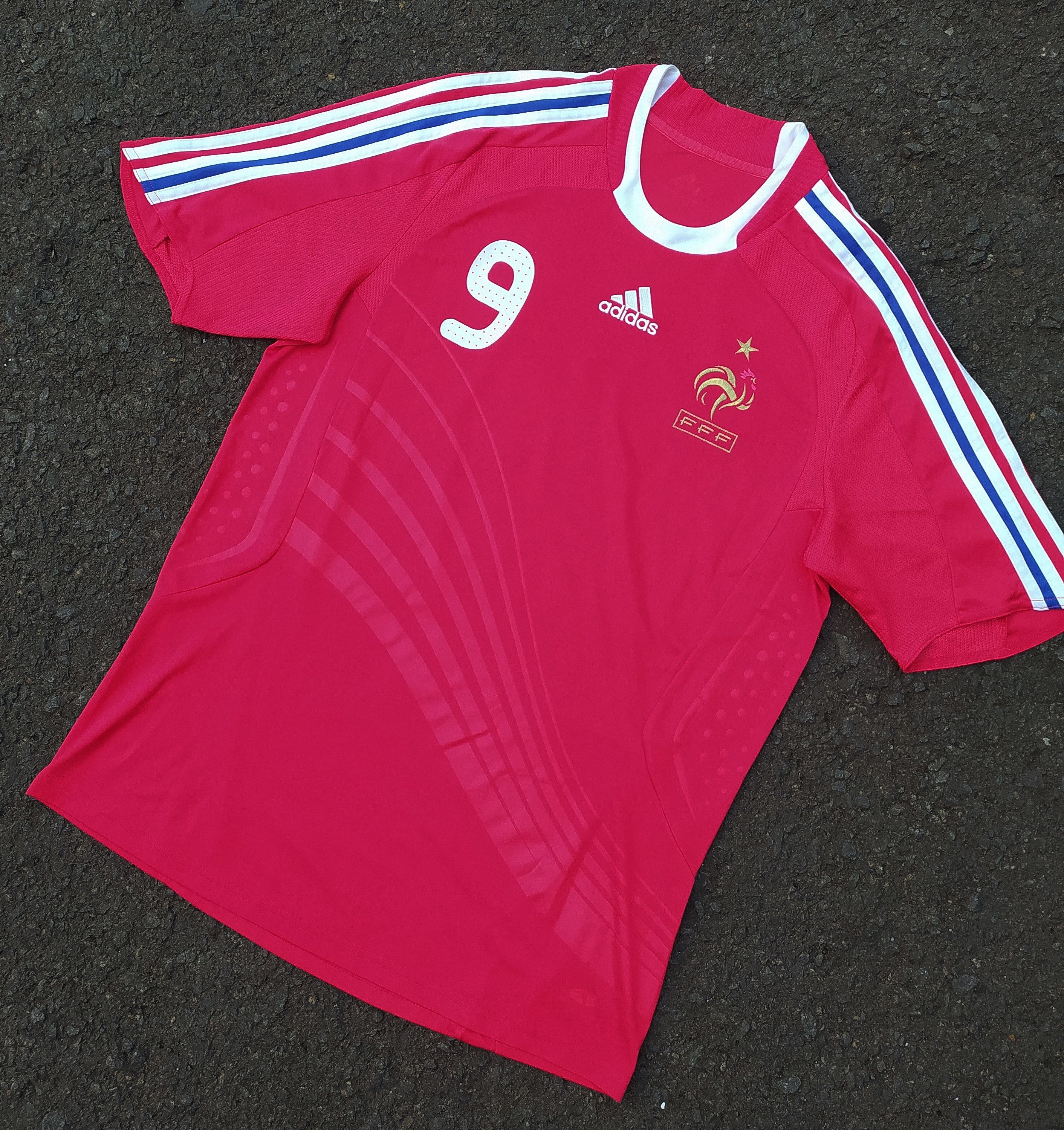 Adidas Adidas x Benzema #9 France 2008/11 Away Jersey Size US M / EU 48-50 / 2 - 1 Thumbnail