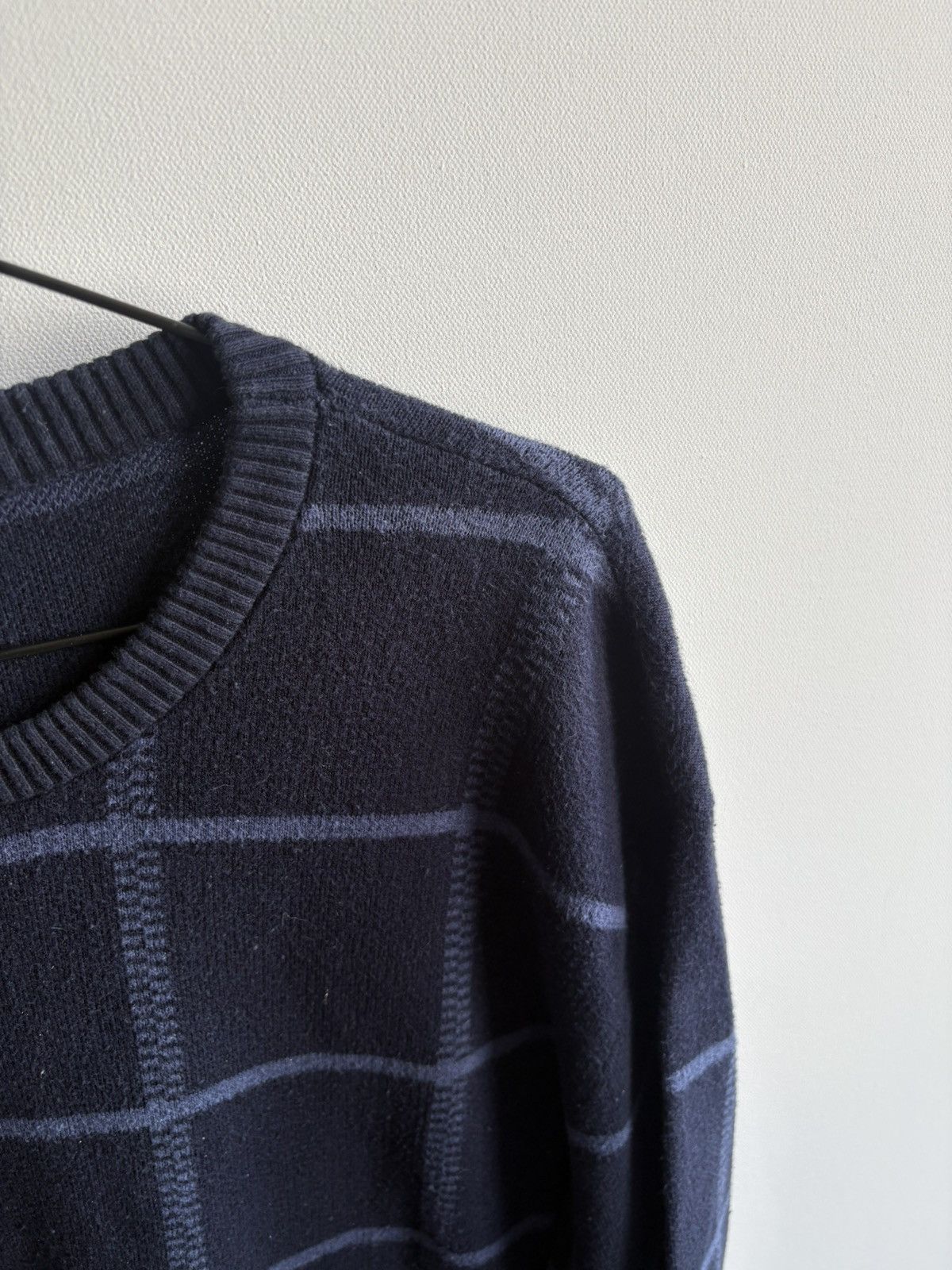 Vintage Vintage Streetwear Hype Design Dark Blue Knitwear Sweater Size US L / EU 52-54 / 3 - 4 Thumbnail