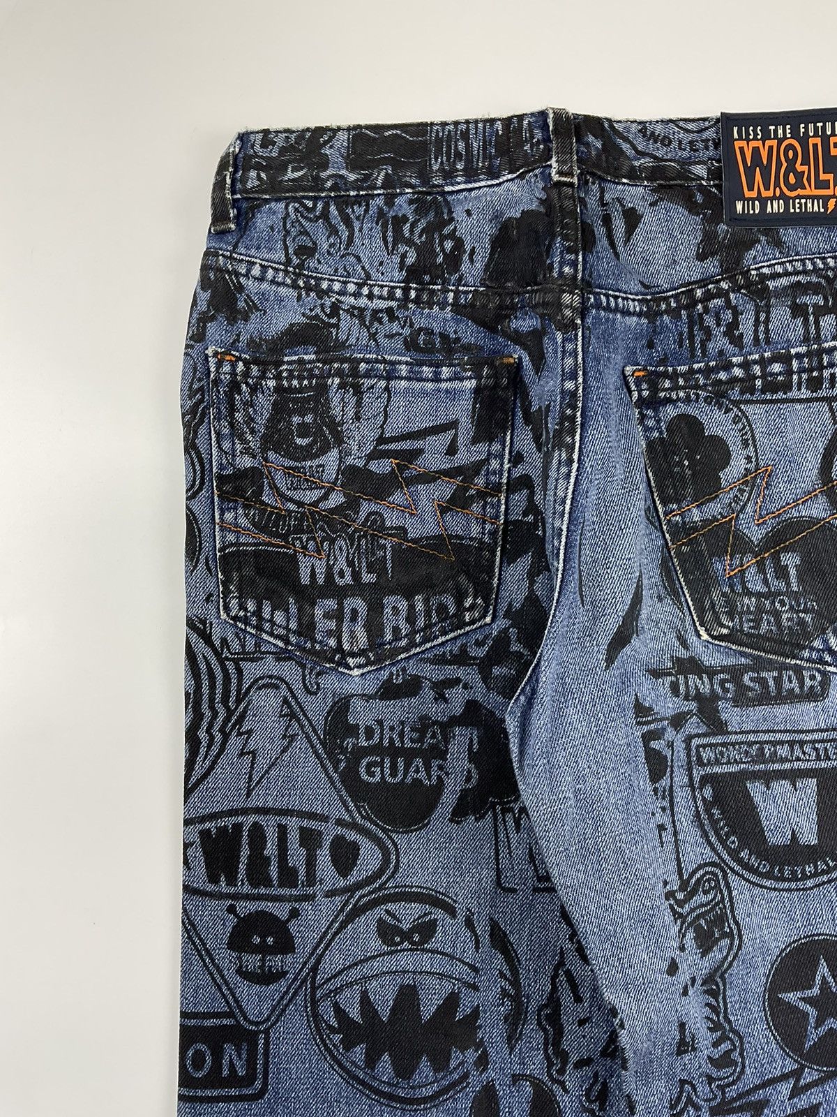 Walter Van Beirendonck Vintage Walter Van Beirendonck All Over Print Jeans Size US 28 / EU 44 - 8 Thumbnail