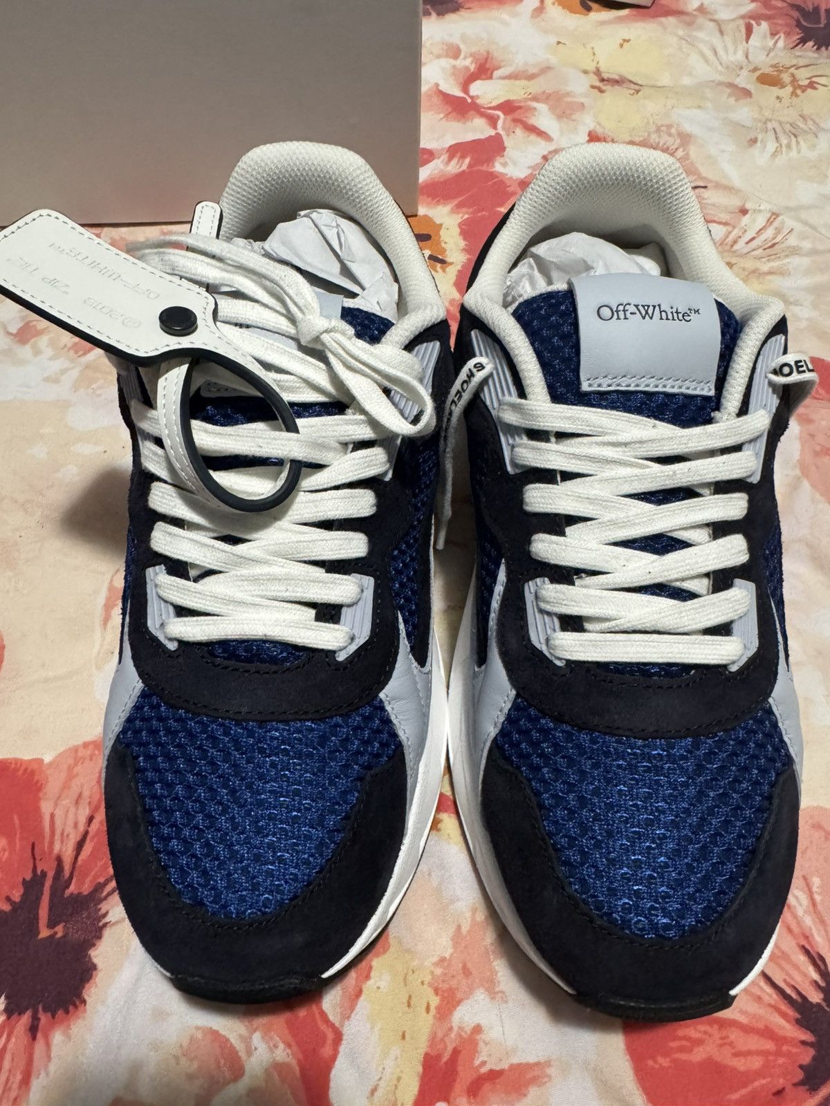 Off-White Off-White Kick Off Dark Blue Sneakers Size US 8 / EU 41 - 7 Thumbnail