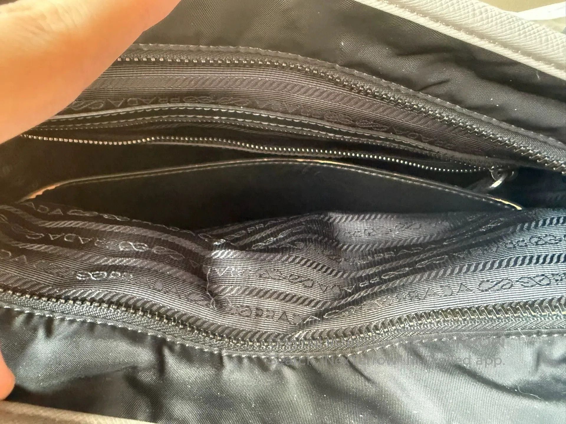 Prada Prada Canvas Tote Bag With Strap. Size ONE SIZE - 5 Thumbnail