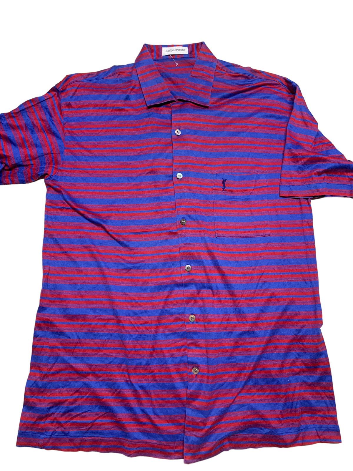 Yves Saint Laurent YSL men striped shorts sleeve Size US M / EU 48-50 / 2 - 10 Thumbnail