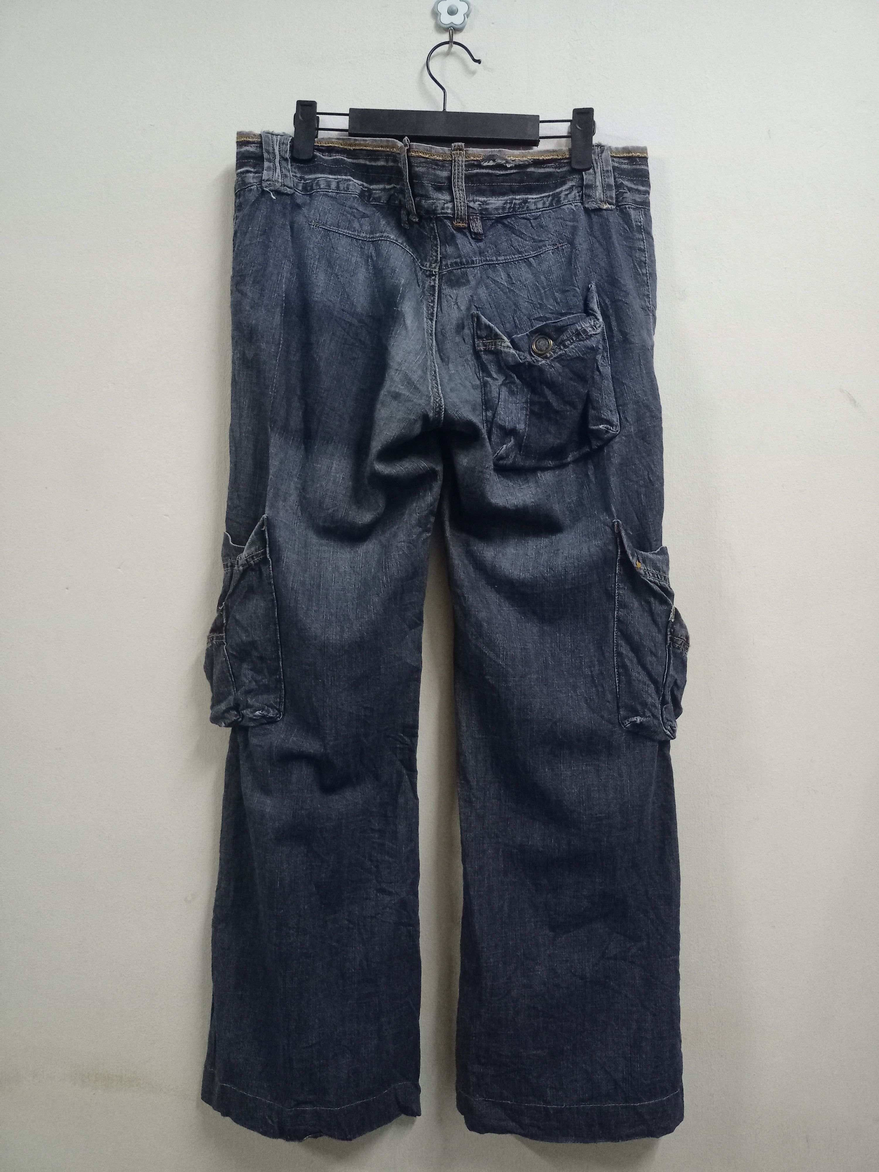 Japanese Brand Vintage Japanese Brand Parachute Cargo Flare Pants Size US 32 / EU 48 - 10 Thumbnail