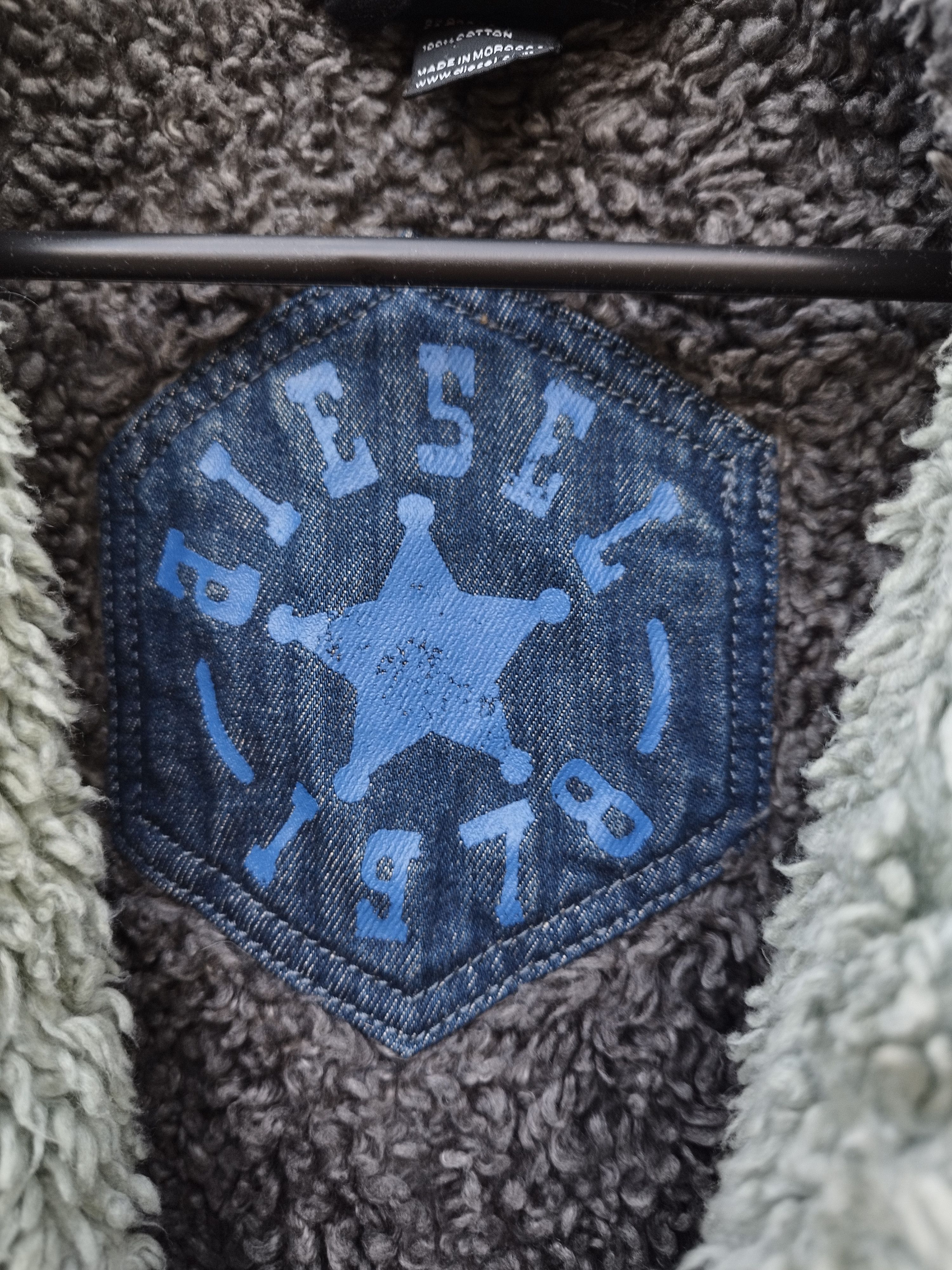Diesel Vintage Diesel Denim Sherpa Lined Trucker Jacket Blue Men's Size US M / EU 48-50 / 2 - 5 Thumbnail