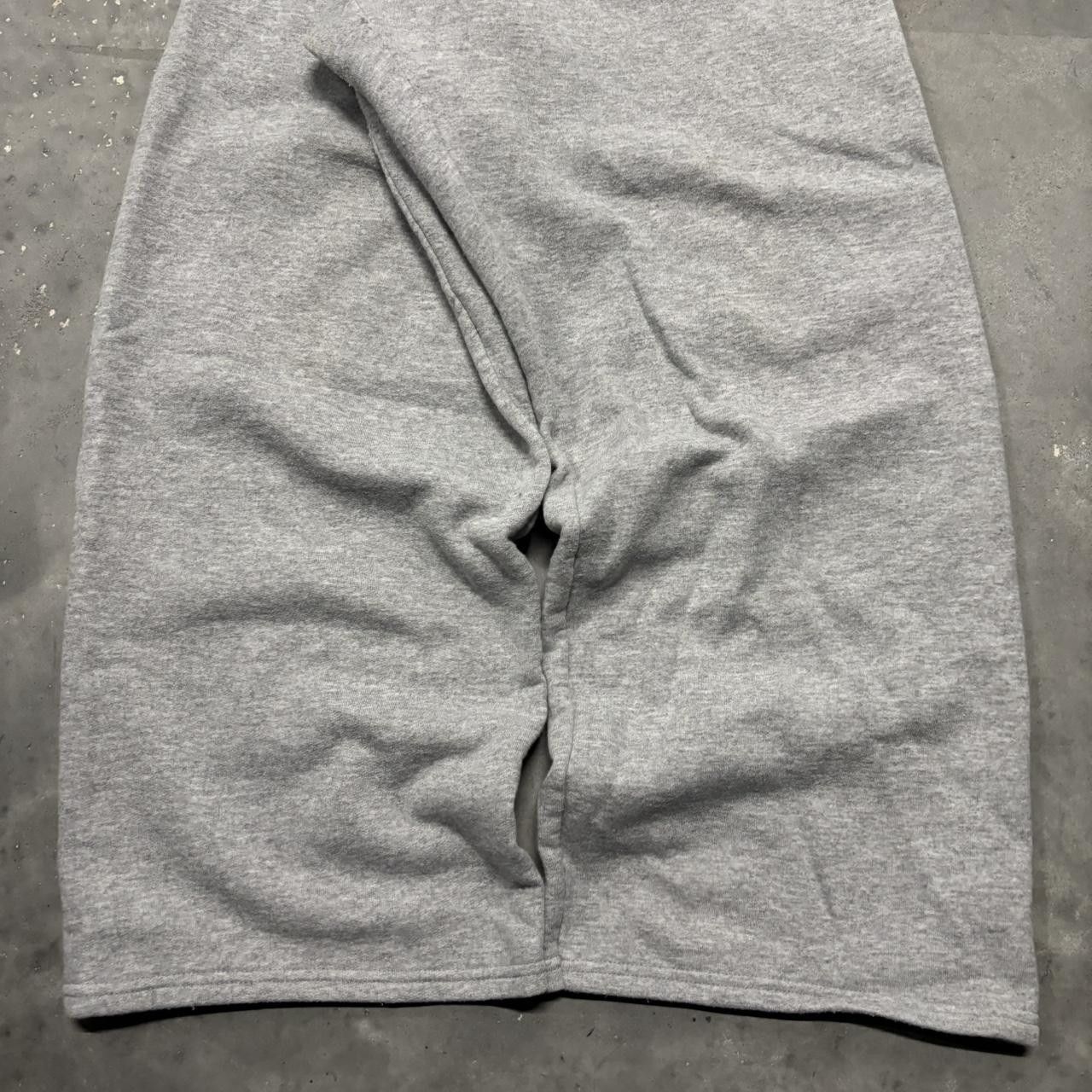 Japanese Brand × Vintage Crazy Vintage Y2K/2000s Baggy Light Grey Skater Sweatpants! Size US 36 / EU 52 - 5 Thumbnail
