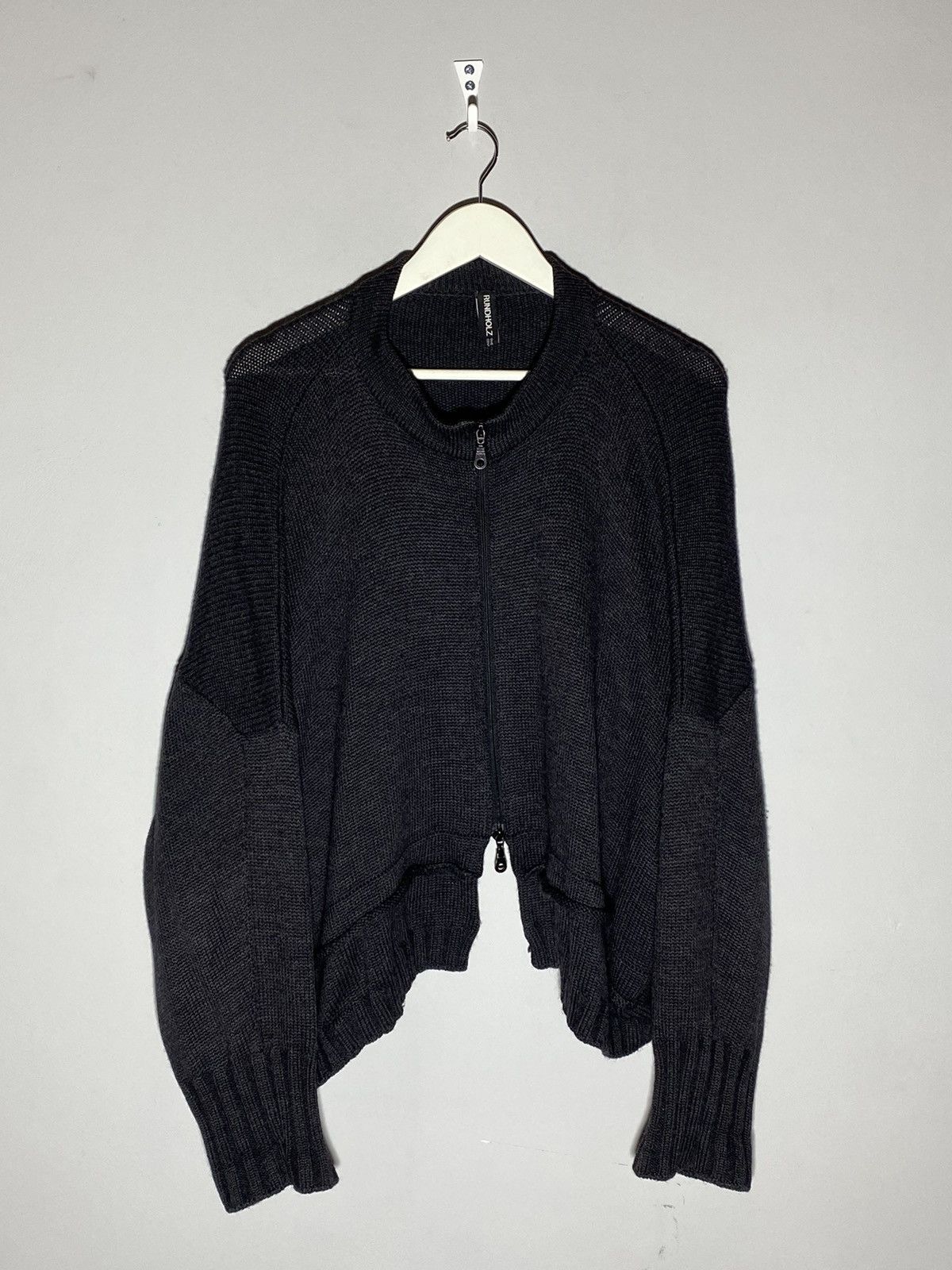Vintage Rundholz Avant Garde Women’s Knit Sweater Double Hem