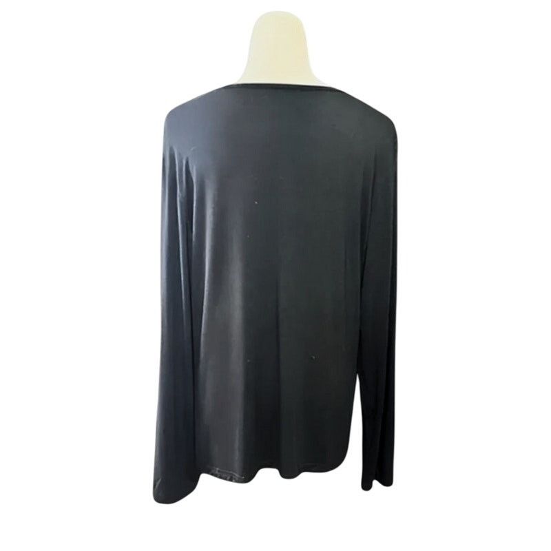 Other Zoe Casual Top Long Sleeve Sequin Detailing Black Women's XL Size XL / US 12-14 / IT 48-50 - 4 Thumbnail