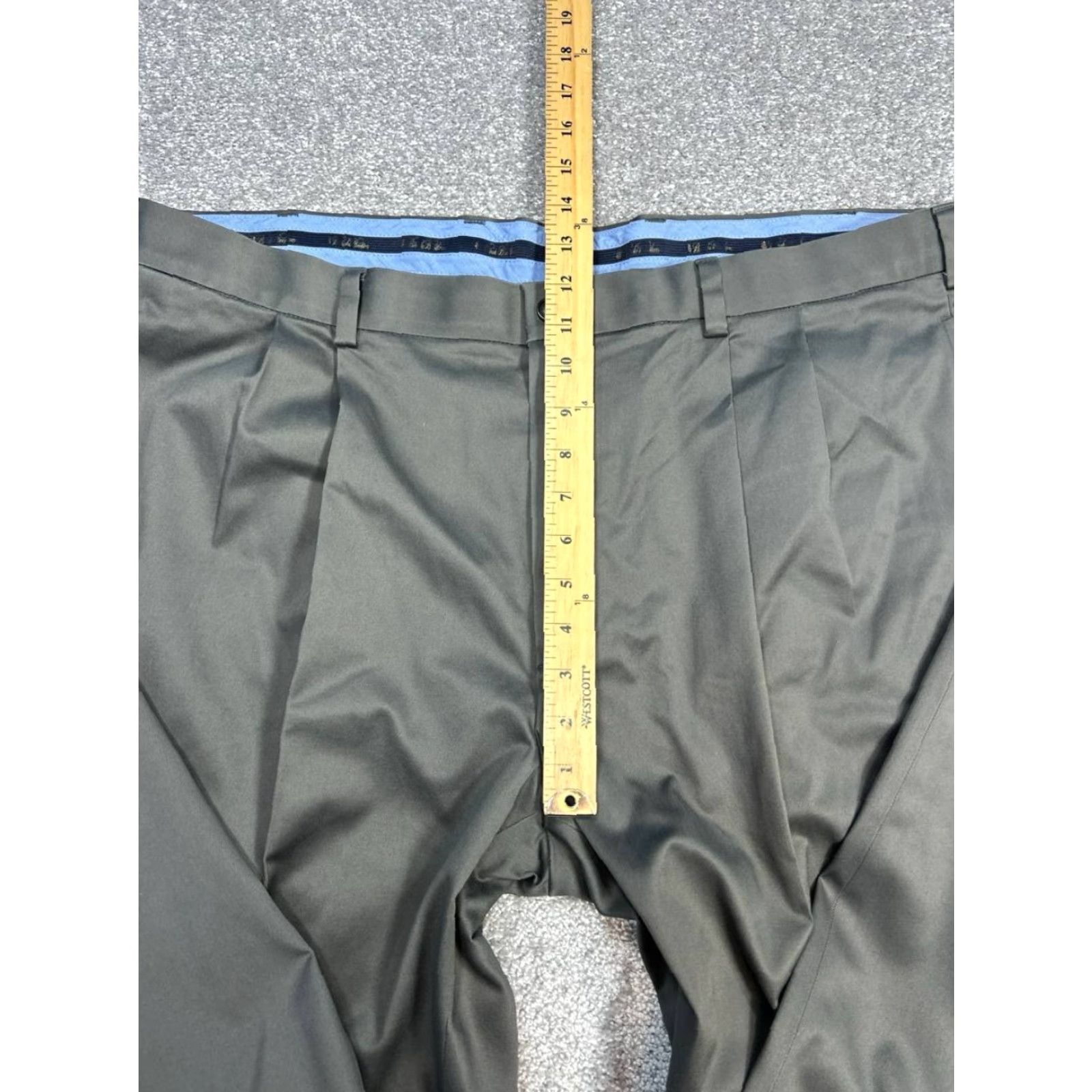 Brooks Brothers Brooks Brothers Advantage Chino Elliot Pants Men 42 Green Mid Rise Straight Leg Button Zipper Pocket Casual Modern - Size US 42 / EU 58 - 4 Thumbnail