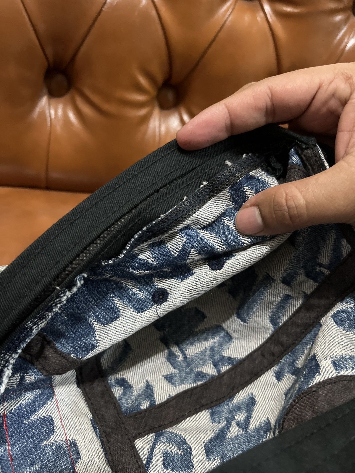 Supreme Supreme Jacquard Denim Size ONE SIZE - 8 Thumbnail